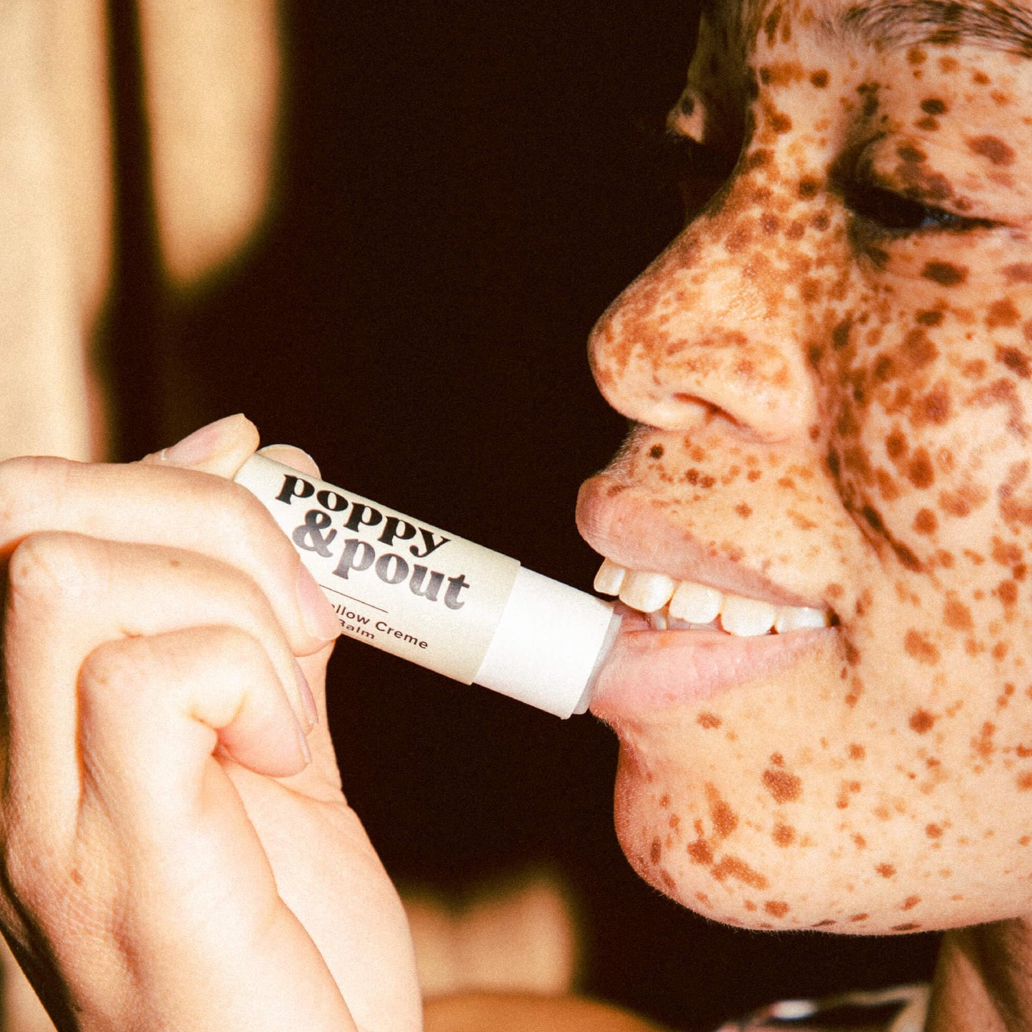 Poppy & Pout Marshmallow Creme Jumbo Lip Balm – All Natural, Hydrating with Beeswax, Vitamin E & Coconut Oil, Cruelty-Free, Eco Tube