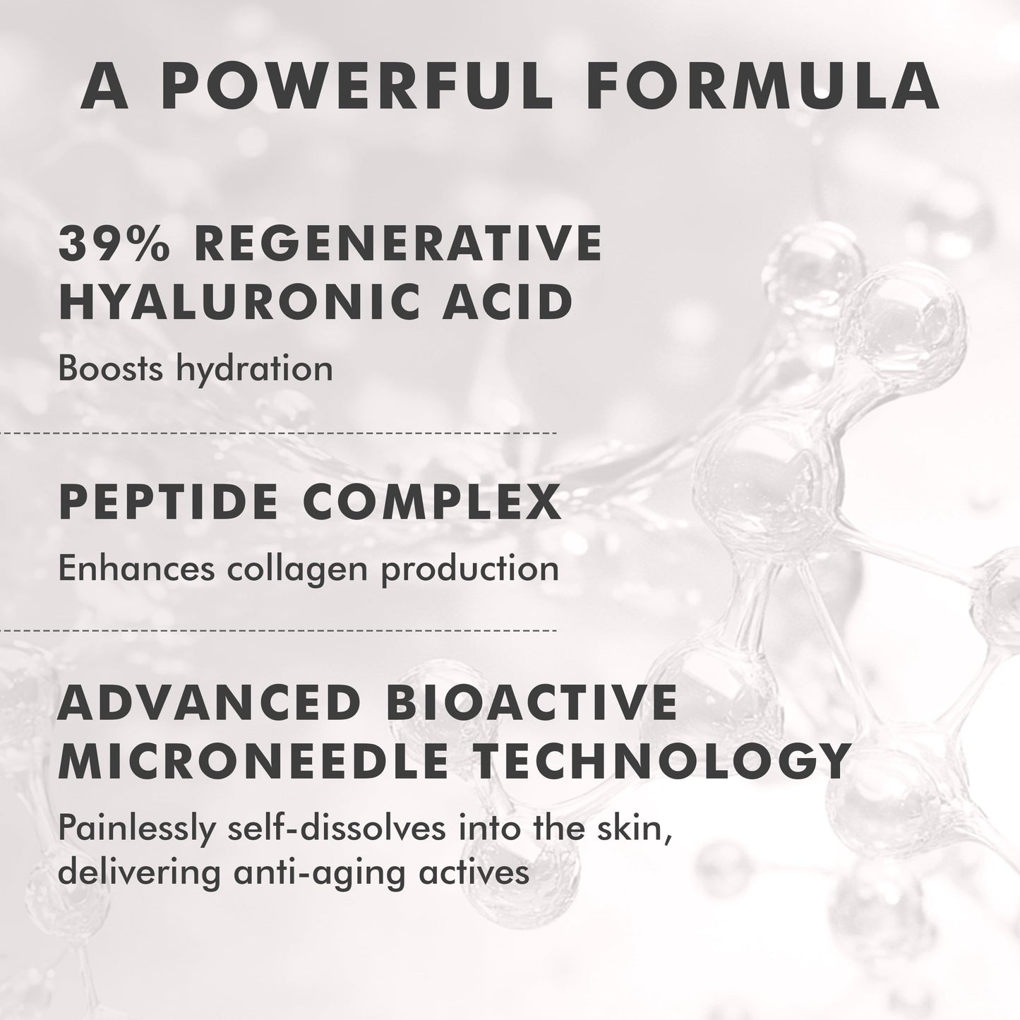 skyn ICELAND Dissolving Microneedle Under Eye Patches, 39% Hyaluronic Acid & Peptides, No-Slip Overnight Mask, 3 Pairs, Vegan