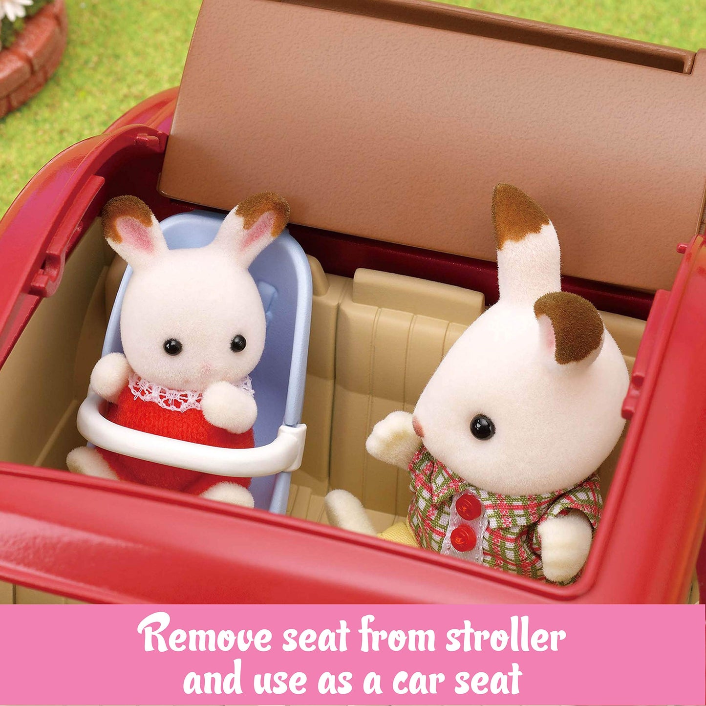 Calico Critters Family Cruising Car for Dolls, Toy Vehicle Seats up to 5 Collectible Figures