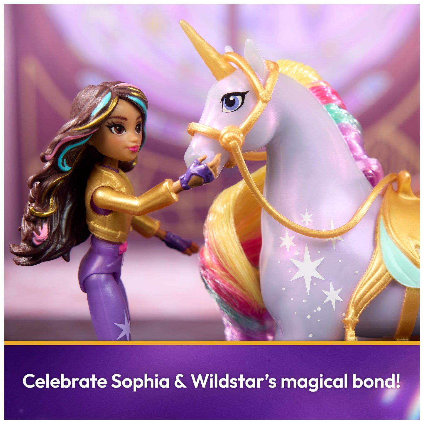 Unicorn Academy, Sophia & Wildstar with 2 Accessories & Hair Tool, Dolls & Unicorn Toys for Girls Ages 4 and up
