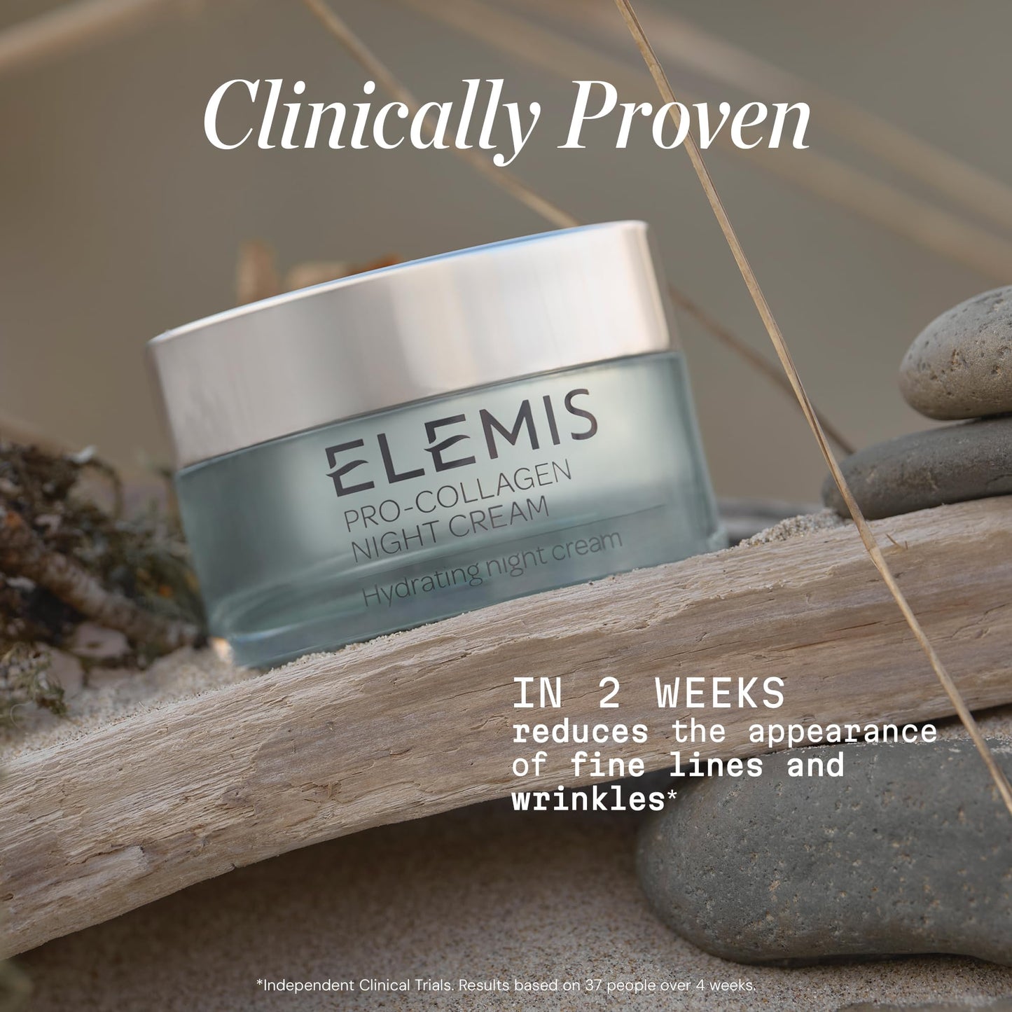 ELEMIS Pro-Collagen Night Cream - Overnight Anti-Aging Moisturizer - Hydrating and Firming Formula for Fine Lines and Wrinkles - 50ml