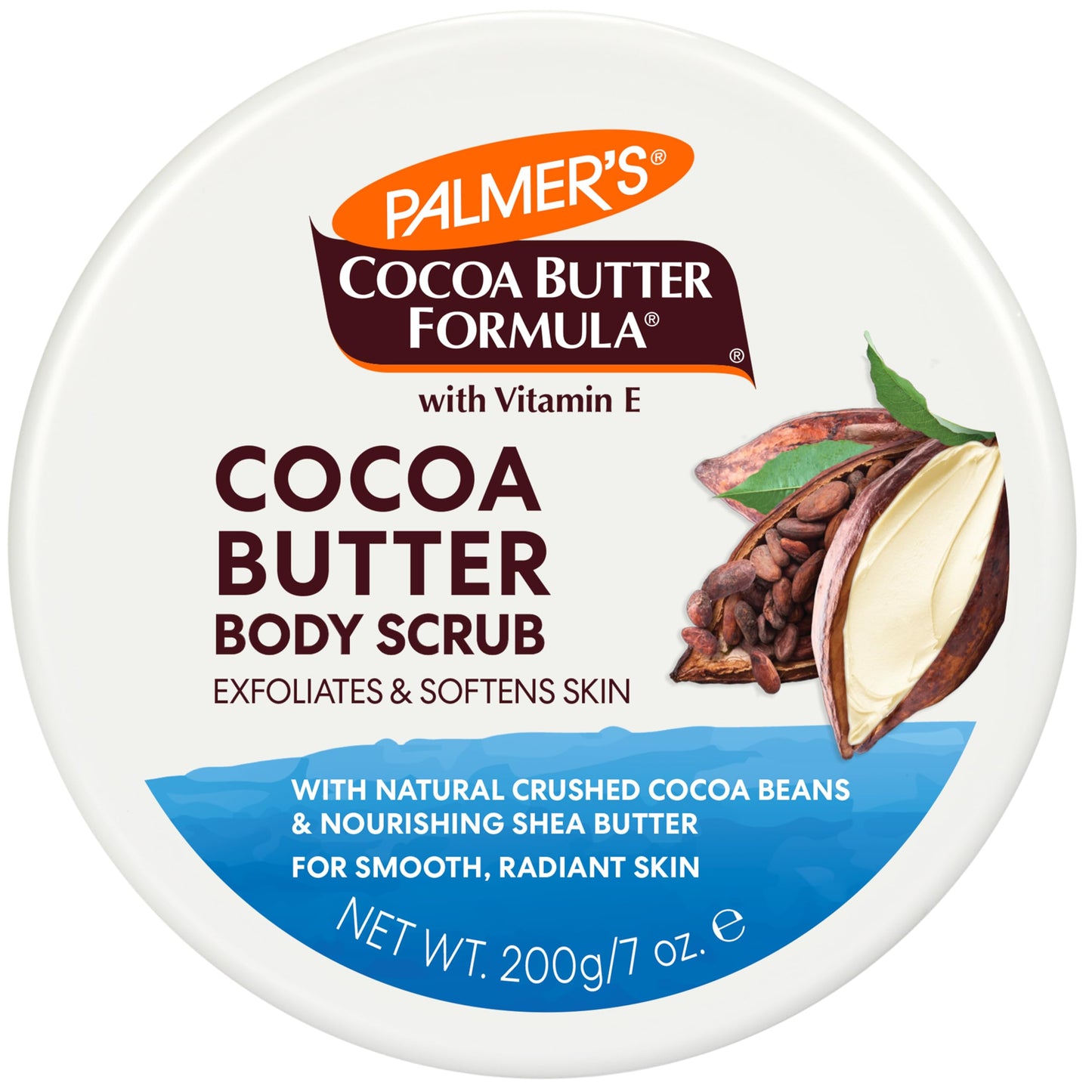 Palmer's Cocoa Butter Formula Exfoliating Body Scrub for Smooth Skin, Skin Exfoliator for Women and Men, 7 oz