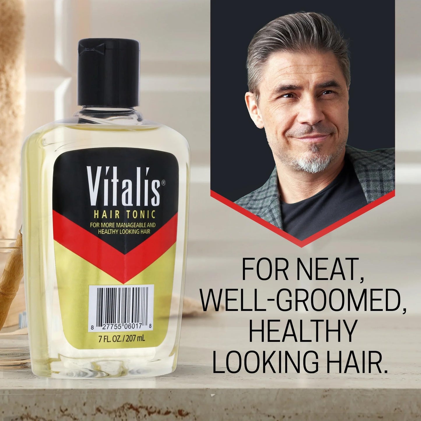 Vitalis Hair Tonic Liquid 7 oz (Pack of 10)