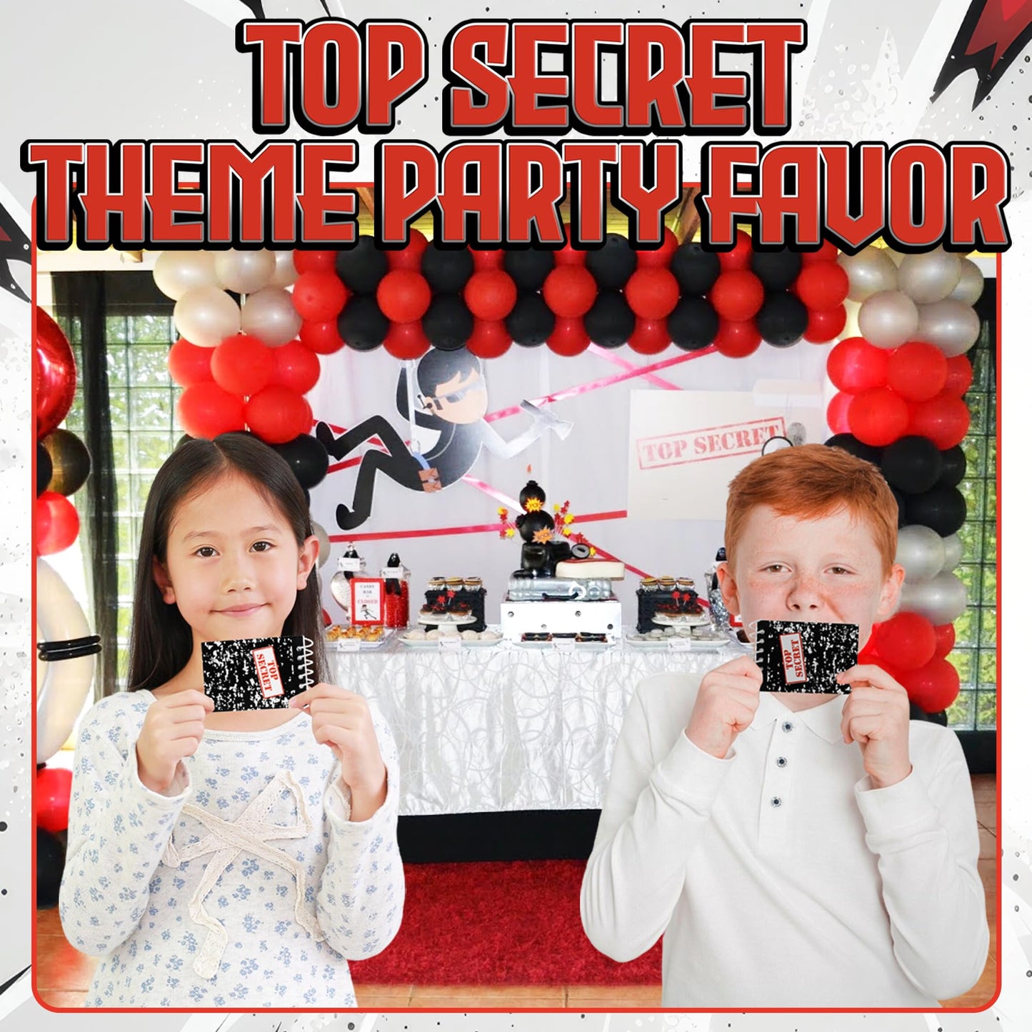 Bedwina Mini Notebooks for Kids Party Favors – Pack of 24 Spiral Notepads for Spy, Detective, or Murder Mystery Themed Parties