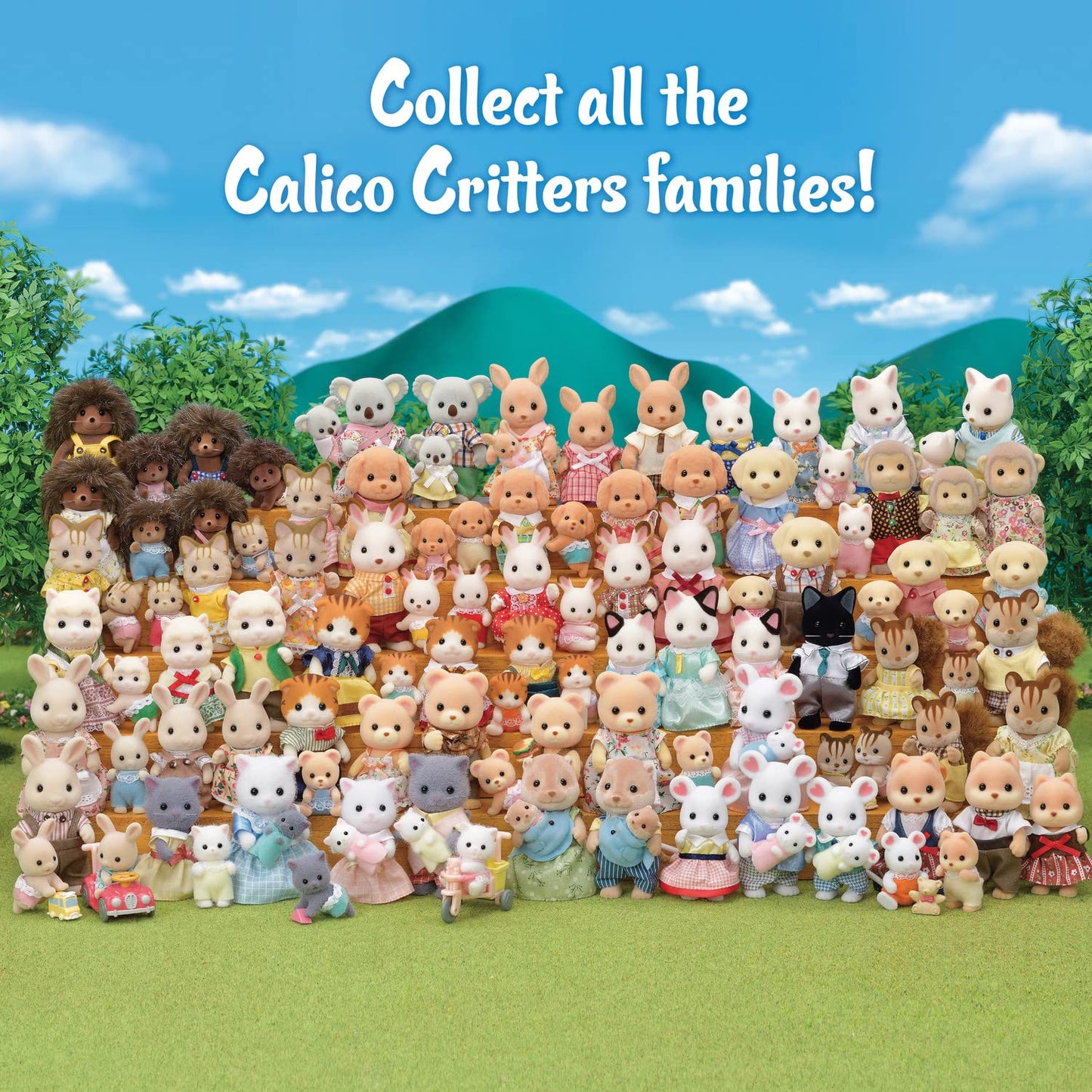 Calico CrittersToy Poodle Family, 3 inches