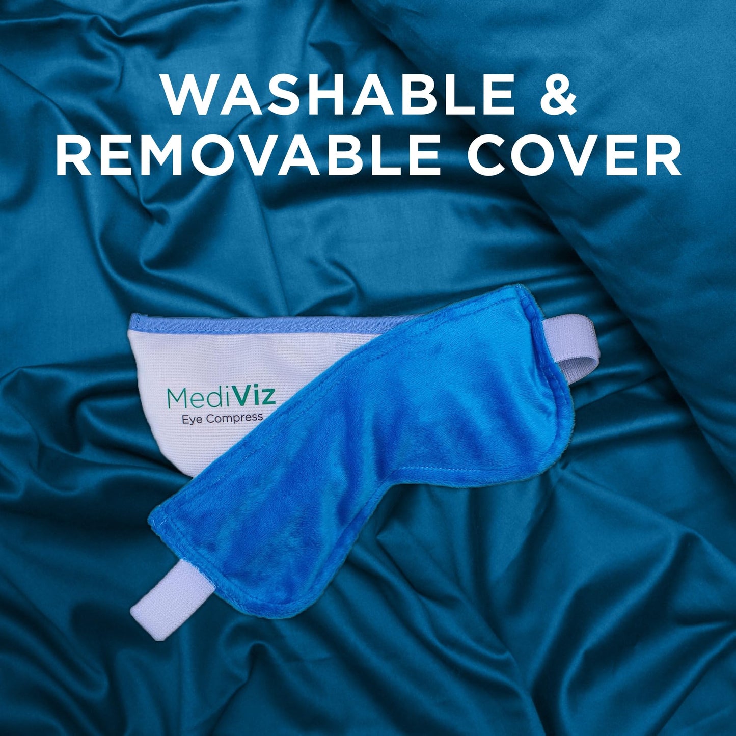 Mediviz Warm Compress Eye Mask - Moist Heat Compress for Irritated Eyes and Eyelid Lumps and Bumps