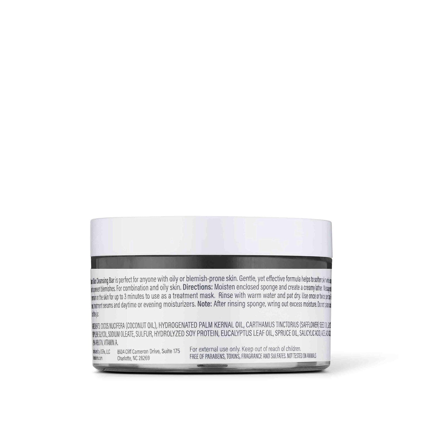 Urban Skin Rx® Clear Skin 3-in-1 Cleansing Bar – Daily Cleanser, Exfoliator & Mask, Reduces Oil, Clears Pores, Prevents Breakouts, 3.7oz