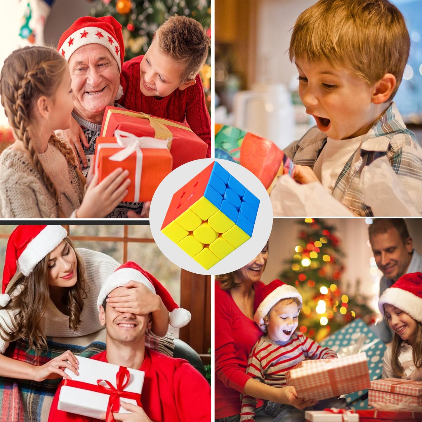 CFMOUR Speed Cube 3x3x3 – Moyu Meilong 3C Stickerless Magic Cube, Smooth Fast-Turning 3D Puzzle Brain Toy, Travel Game with Vivid Colors