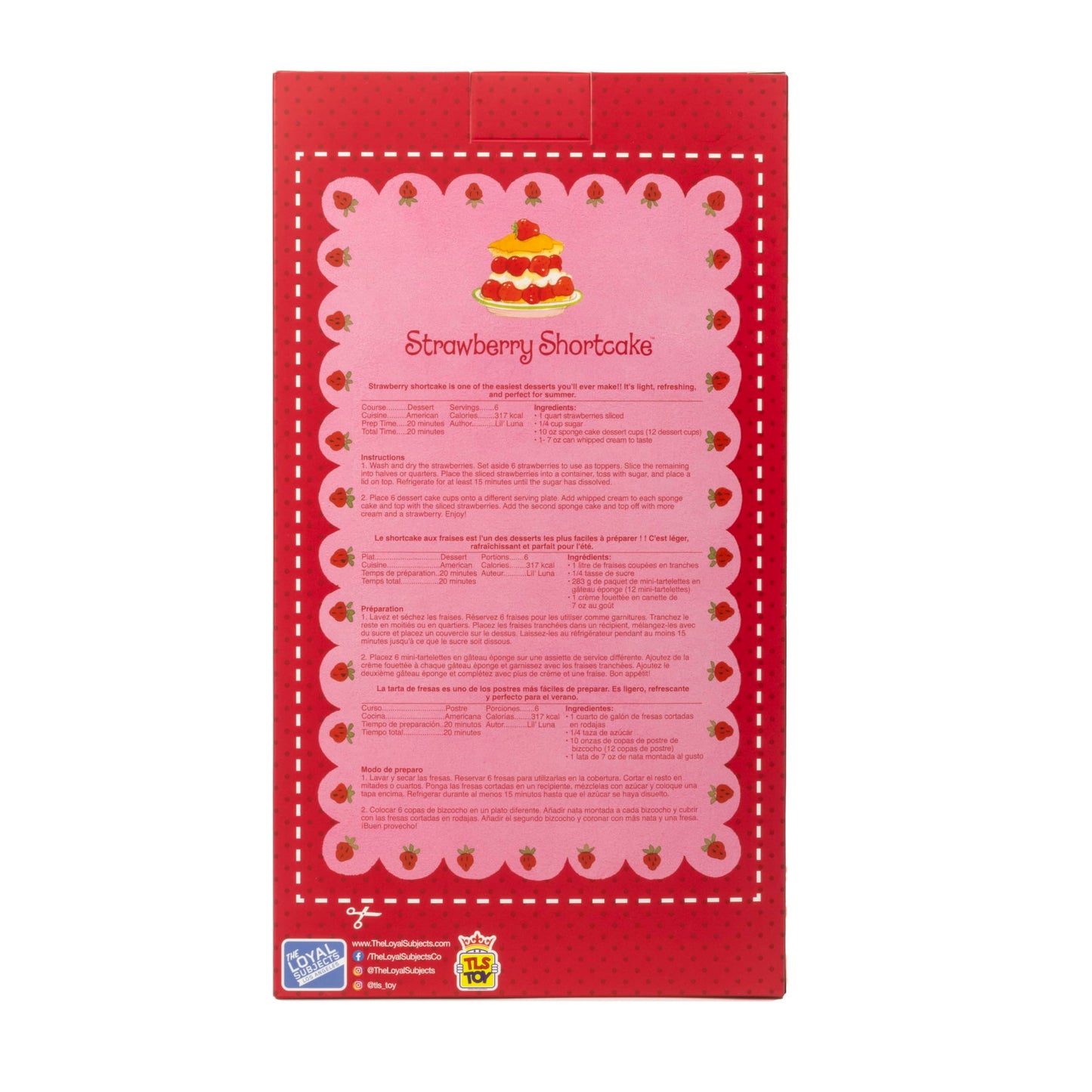 The Loyal Subjects Strawberry Shortcake 14-Inch Doll