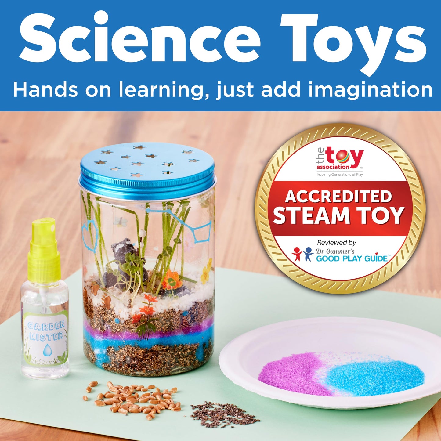 Creativity for Kids Grow 'N Glow Terrarium Kit - Educational Science Kits, Kids Gifts for Boys and Girls, Craft and STEM Projects (Ages 6+)