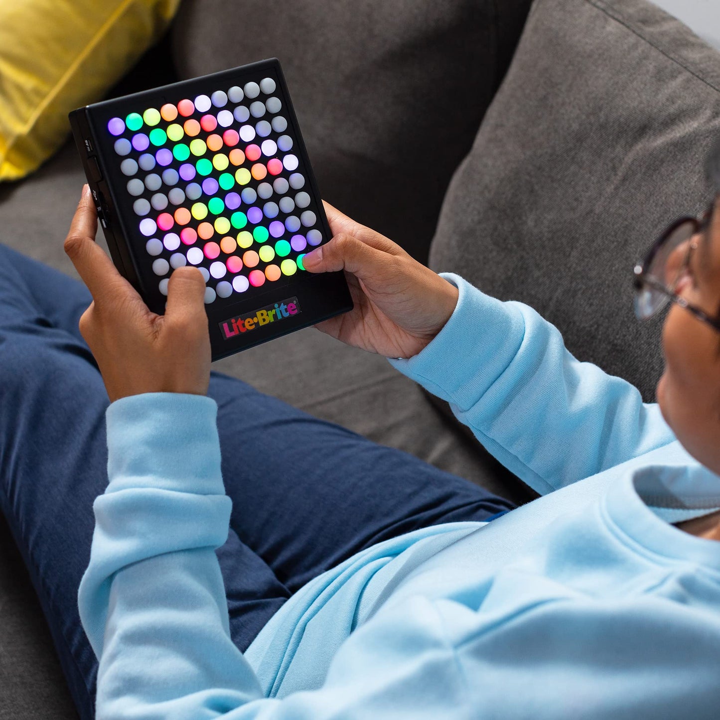Lite-Brite Touch – Light-Up Creative STEM Toy for Kids | Play, Animate & Learn | Portable Sensory Art Toy | Ages 6+, Gift Idea