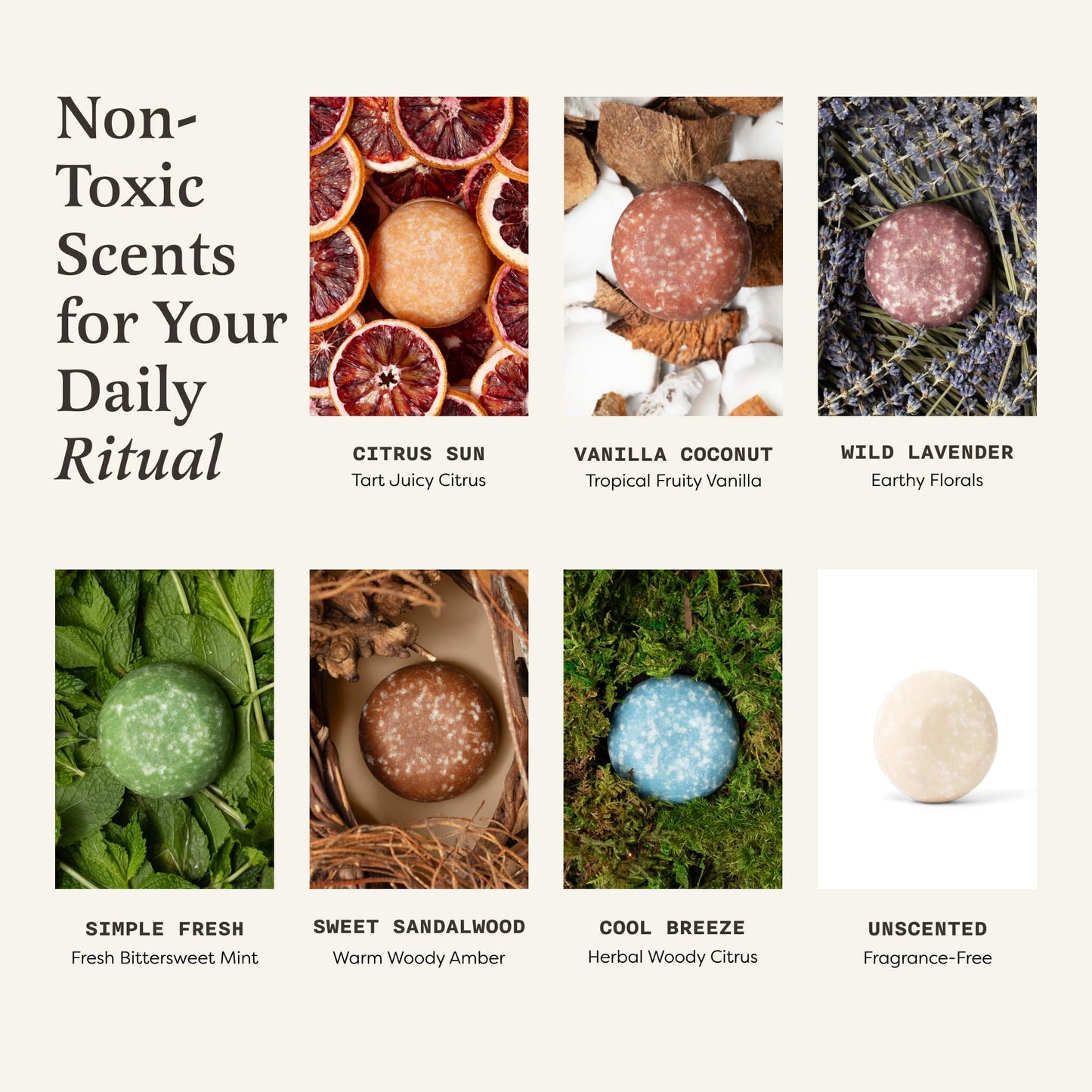 The Earthling Co. Shampoo & Conditioner Bar Set โ Strengthen, Volumize & Promote Hair Growth โ Natural, Sulfate & Paraben-Free for Dry Hair (Citrus Sun)