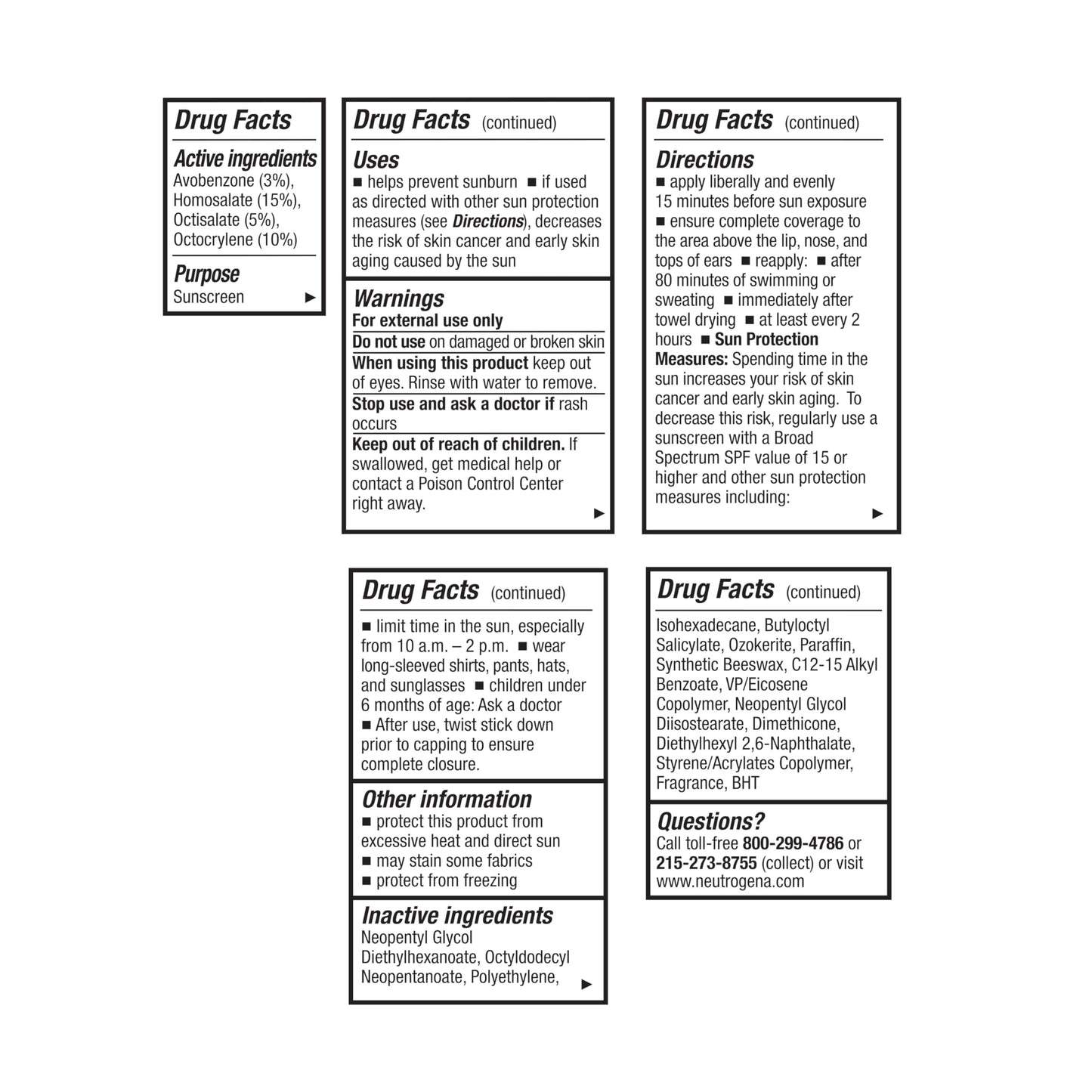 Neutrogena Beach Defense SPF 50 Sunscreen Stick – Broad Spectrum, Water-Resistant, Non-Greasy, Travel Size 1.5 oz for Face & Body