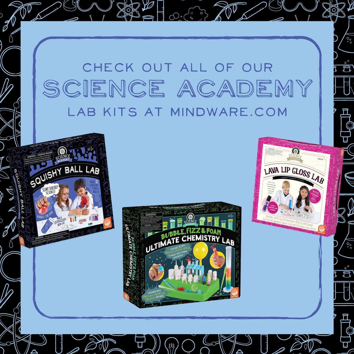 MindWare Science Academy Detective Lab Kit for Kids Ages 8-12 – Forensic Science & Crime Scene Investigation Kit with 7 Hands-On Activities