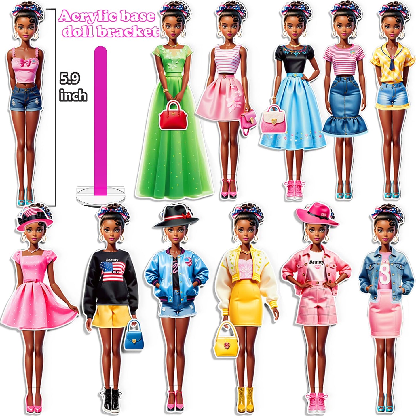 Magnetic Princess Dress-Up Paper Doll Set – Travel & Pretend Play, Magnet Clothes Puzzle, Educational Toy for Toddler & Preschool Girls