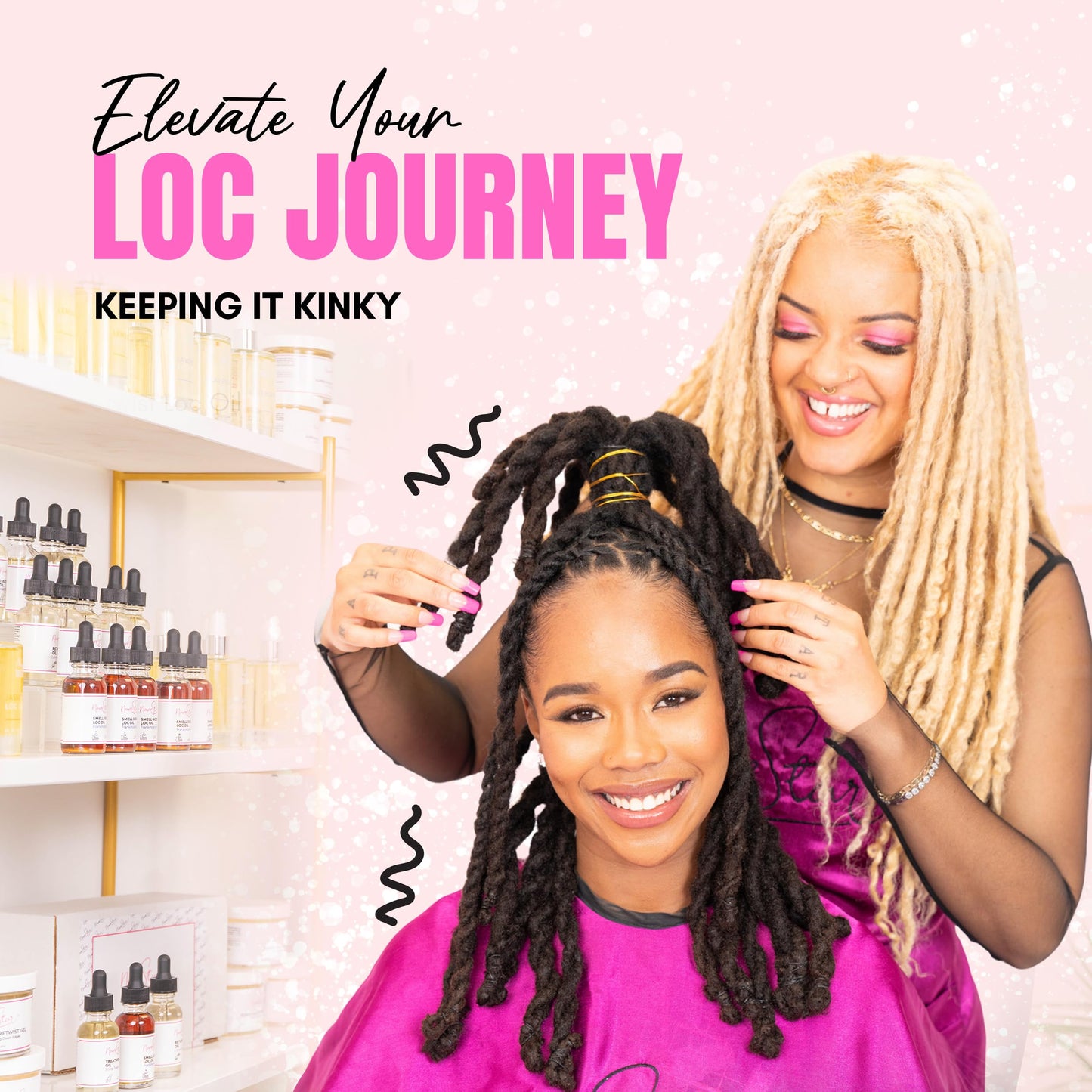 NappStar Retwist Oil, Jasmine Scented Smell Good Loc Oil, Aromatic Hair Care for Dreadlocks with Moisturizing Base, 4 Fl Oz