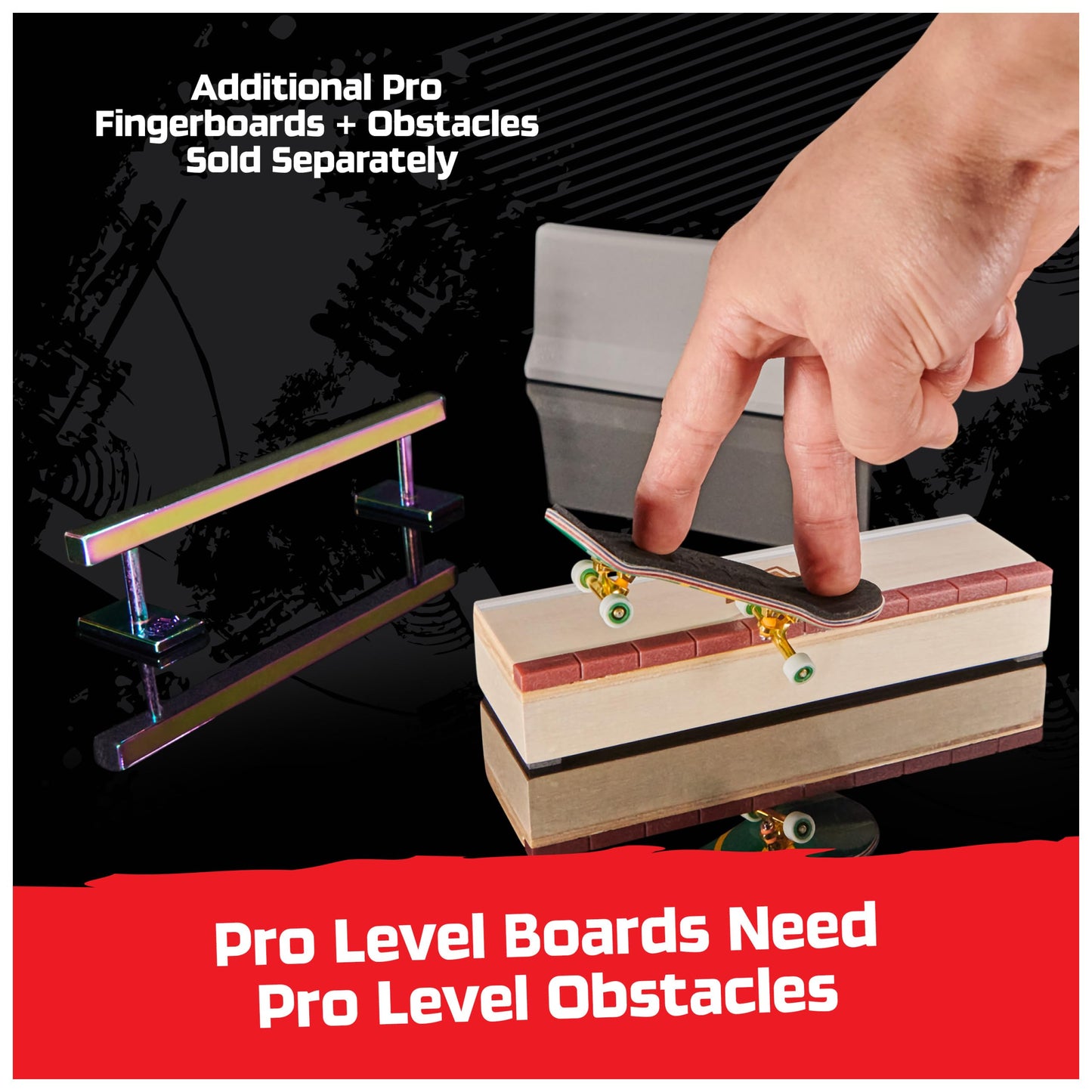 TECH DECK, Zero Pro Series Finger Board with Storage Display, Built for Pros; Authentic Mini Skateboards, Kids Toys for Ages 6 and up