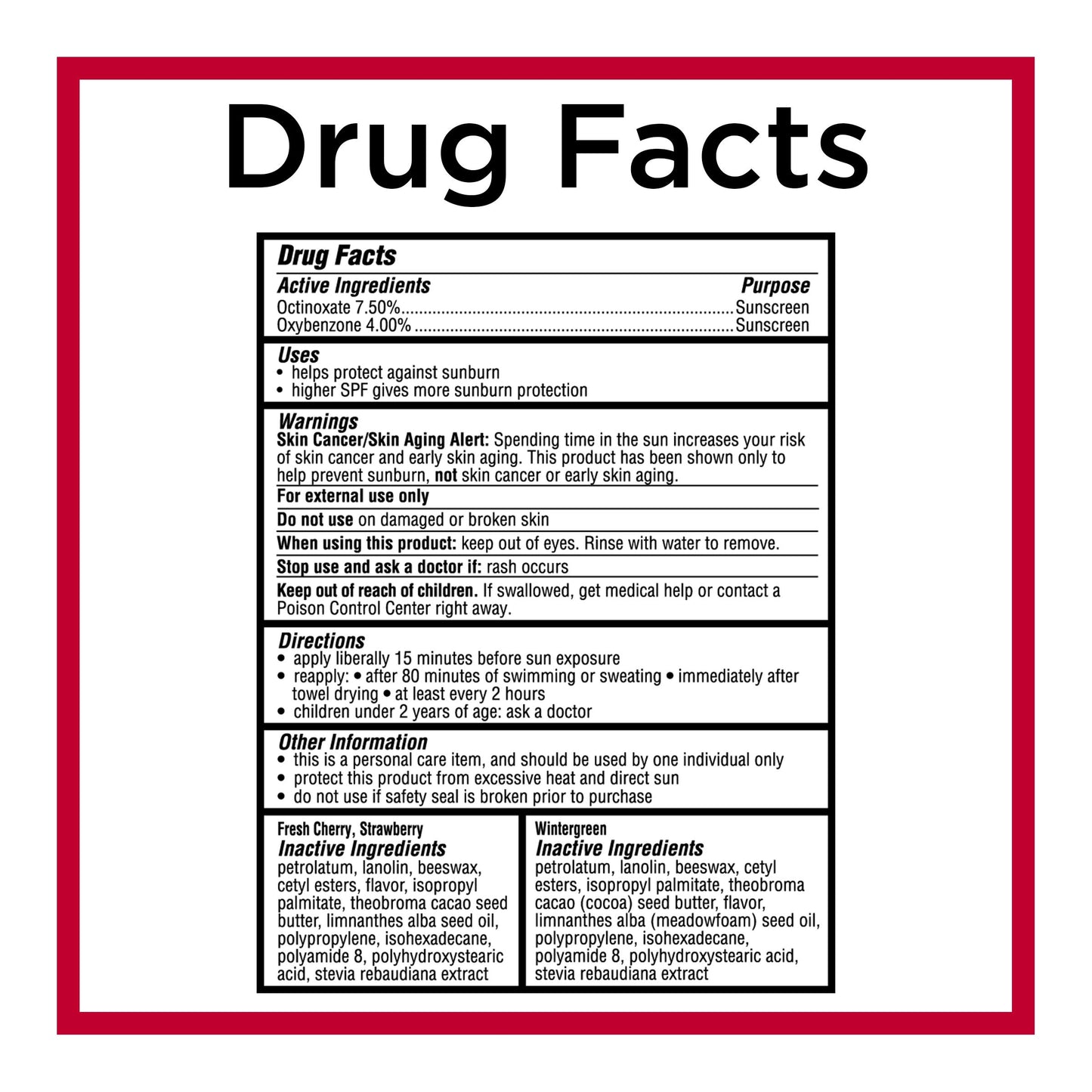 Carmex Daily Care Moisturizing Lip Balm Pack, Lip Balm With Sunscreen in Fresh Cherry, Strawberry and Wintergreen -0.35 Ounce (Pack of 3)