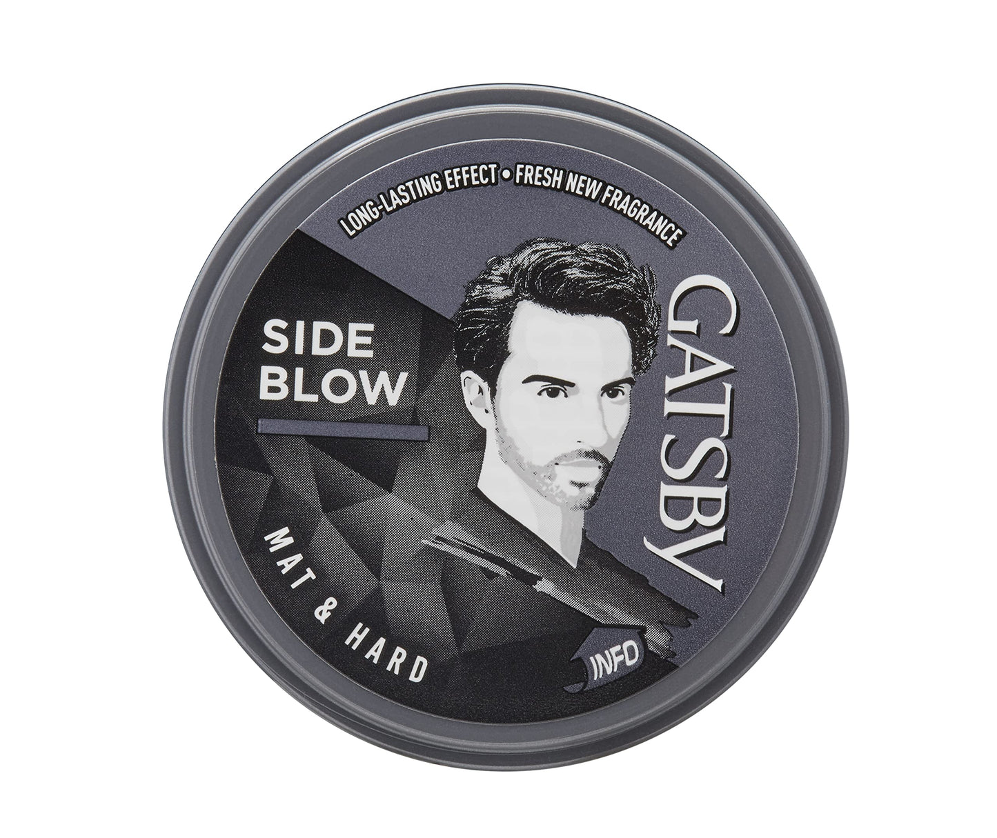 Gatsby Hair Styling Wax Matt & Hard 75g Grey