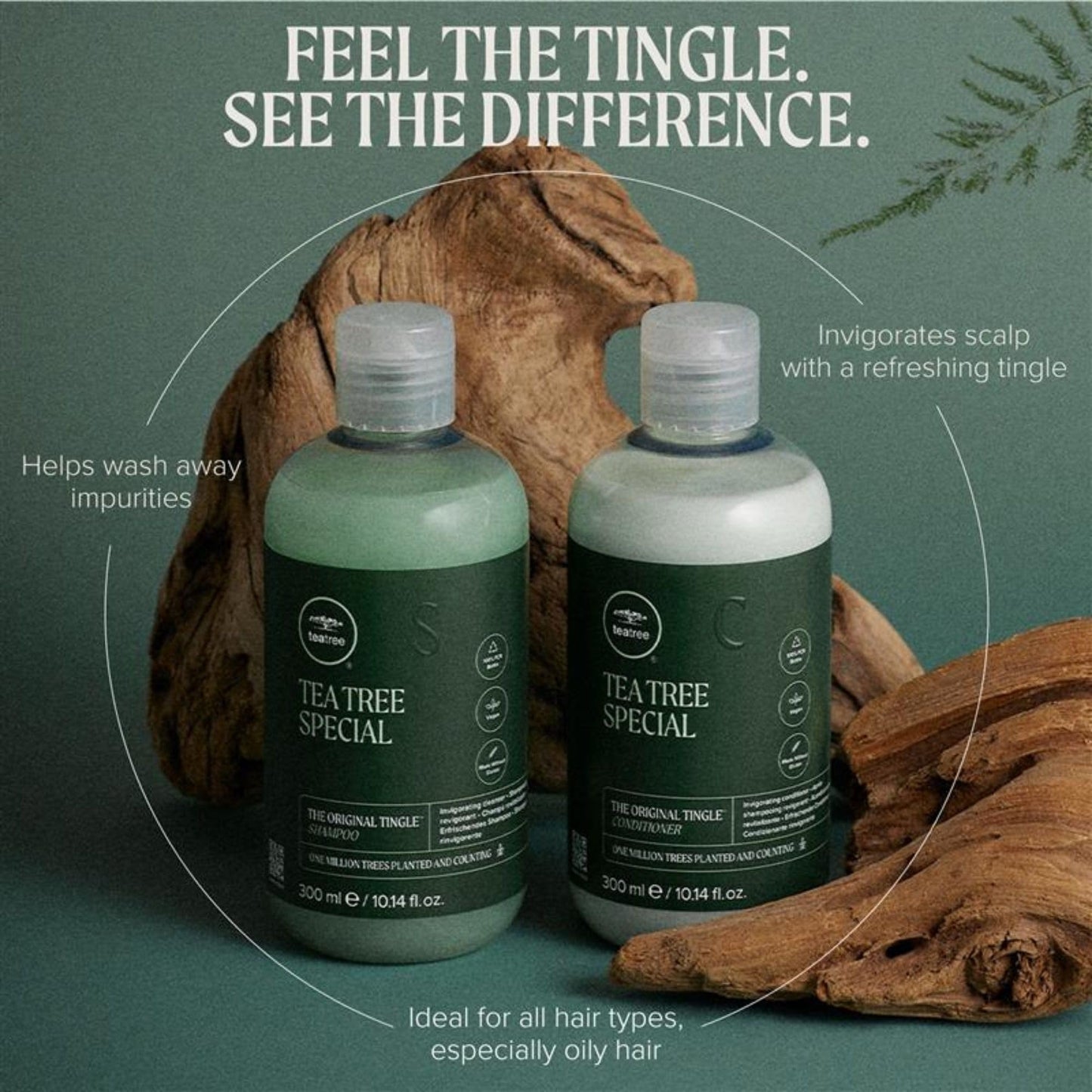 Tea Tree Special Conditioner, Detangles, Smooths + Softens, For All Hair Types, 10.14 fl. oz.