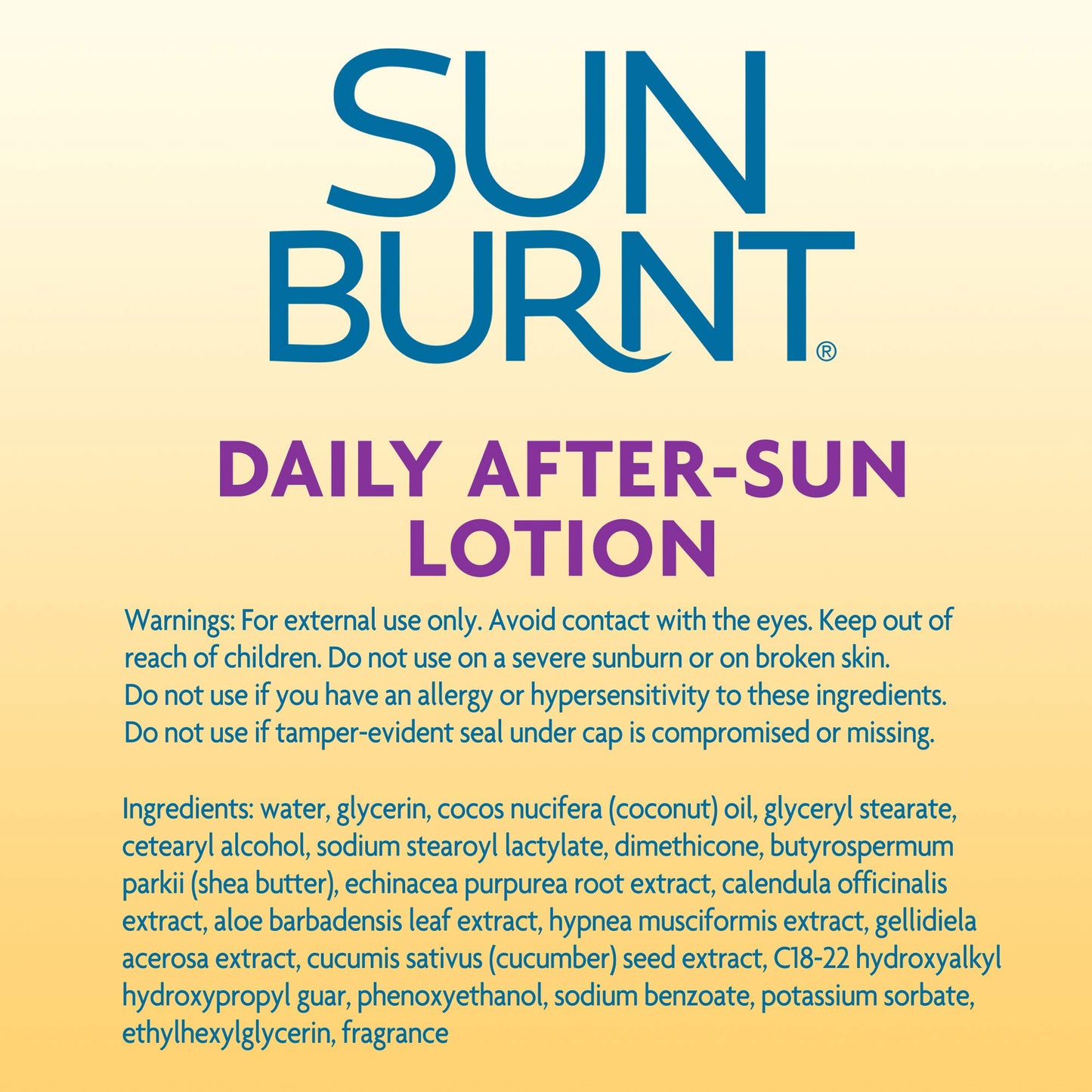Sunburnt Advanced After-Sun Lotion, 6 Ounce