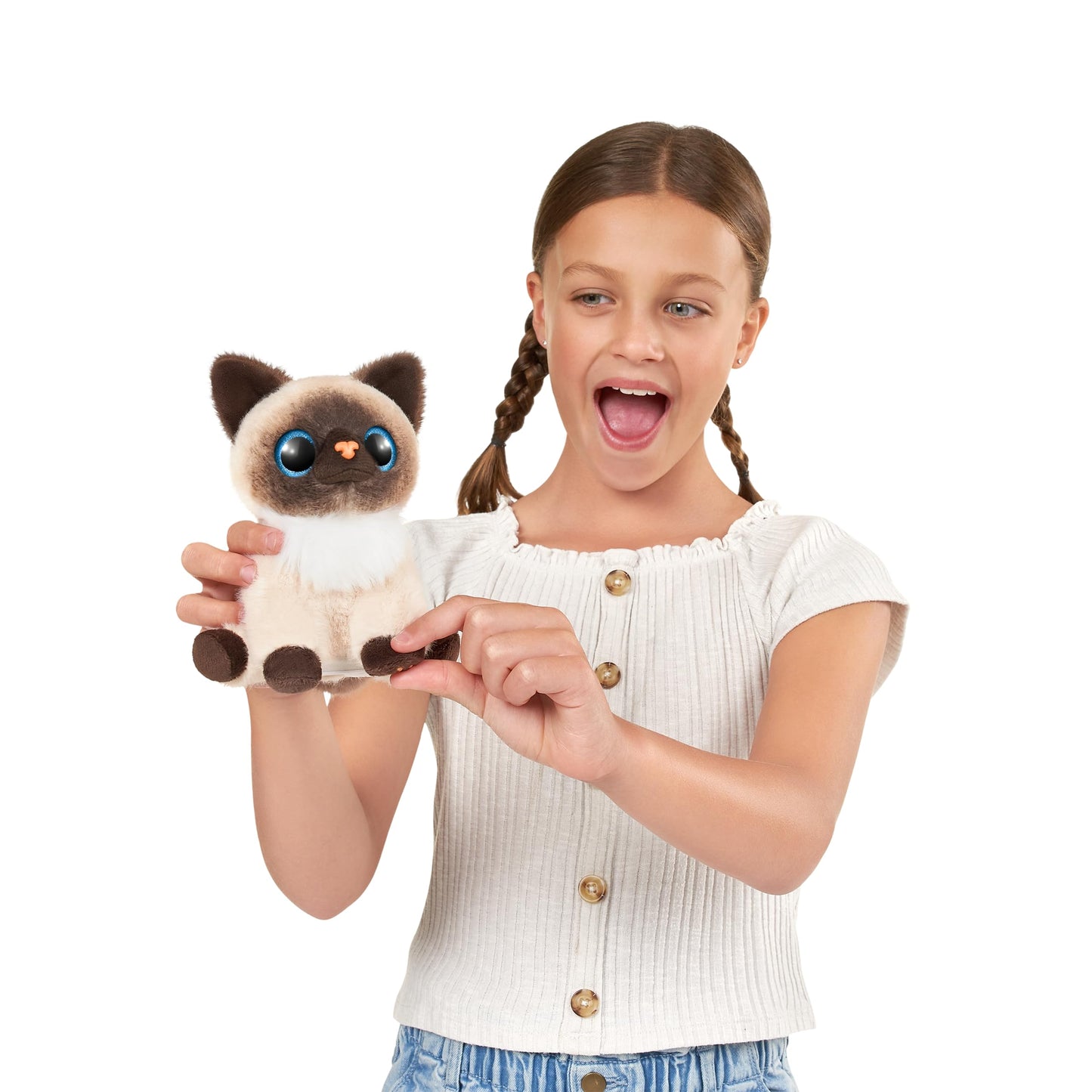 Pets Alive Smitten Kittens Surprise (Calico Cat Minx) by ZURU Nurture Play Soft Toy Unboxing Adopt Interactive 10 Sounds