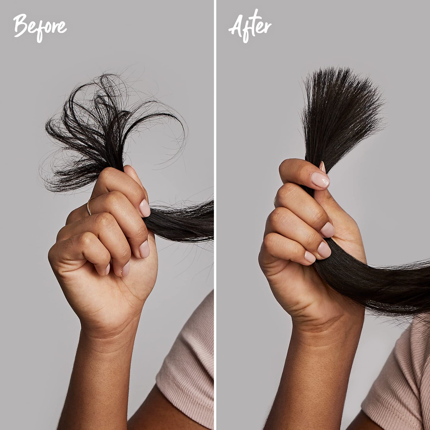 Marc Anthony Grow Long Leave-In Conditioner Spray & Detangler - Biotin, Vitamin E, Caffeine & Ginseng - Anti-Frizz, Split End Repair, Curly & Dry Hair