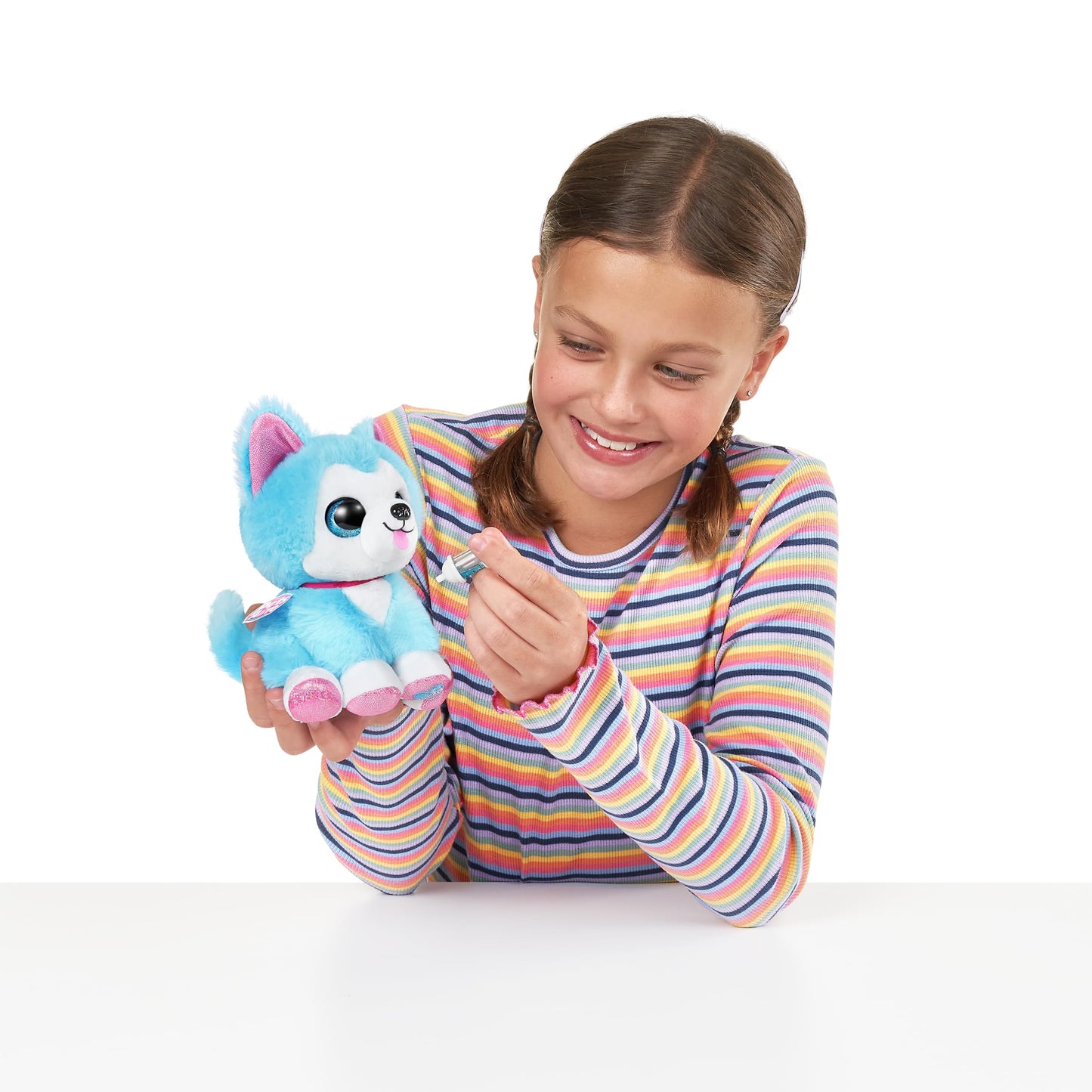 Pets Alive Puppy Rescue S3 Bulldog Plush by ZURU – Ultra Soft Surprise Plush Toy with Speak & Repeat & Fun Compound Surprises