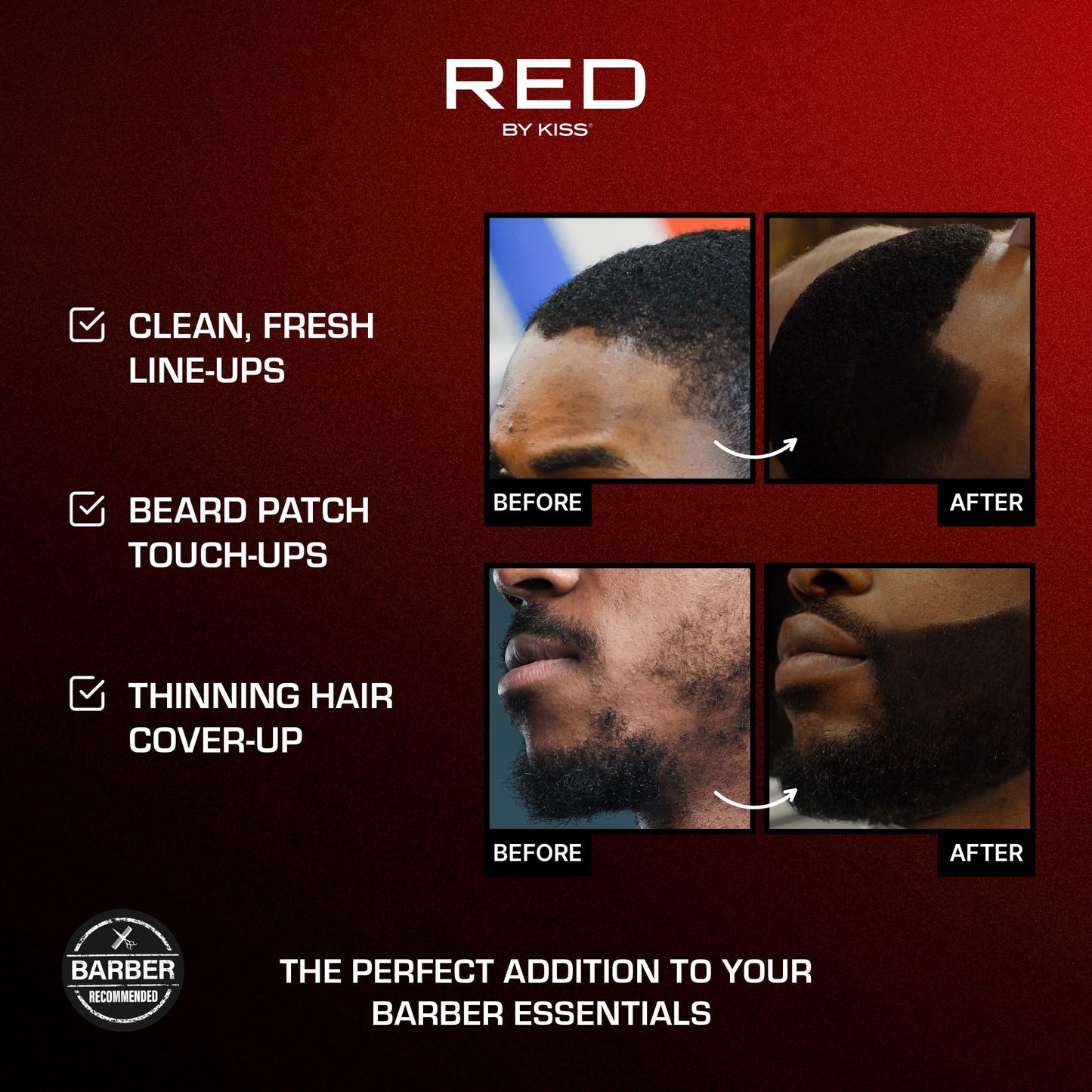 RED by Kiss Tintation Temporary Hair Color Spray Black 11.5 OZ | Instant Gray Root Cover Up, Water-Resistant, Smudge-Proof, Quick-Dry Touch-Up