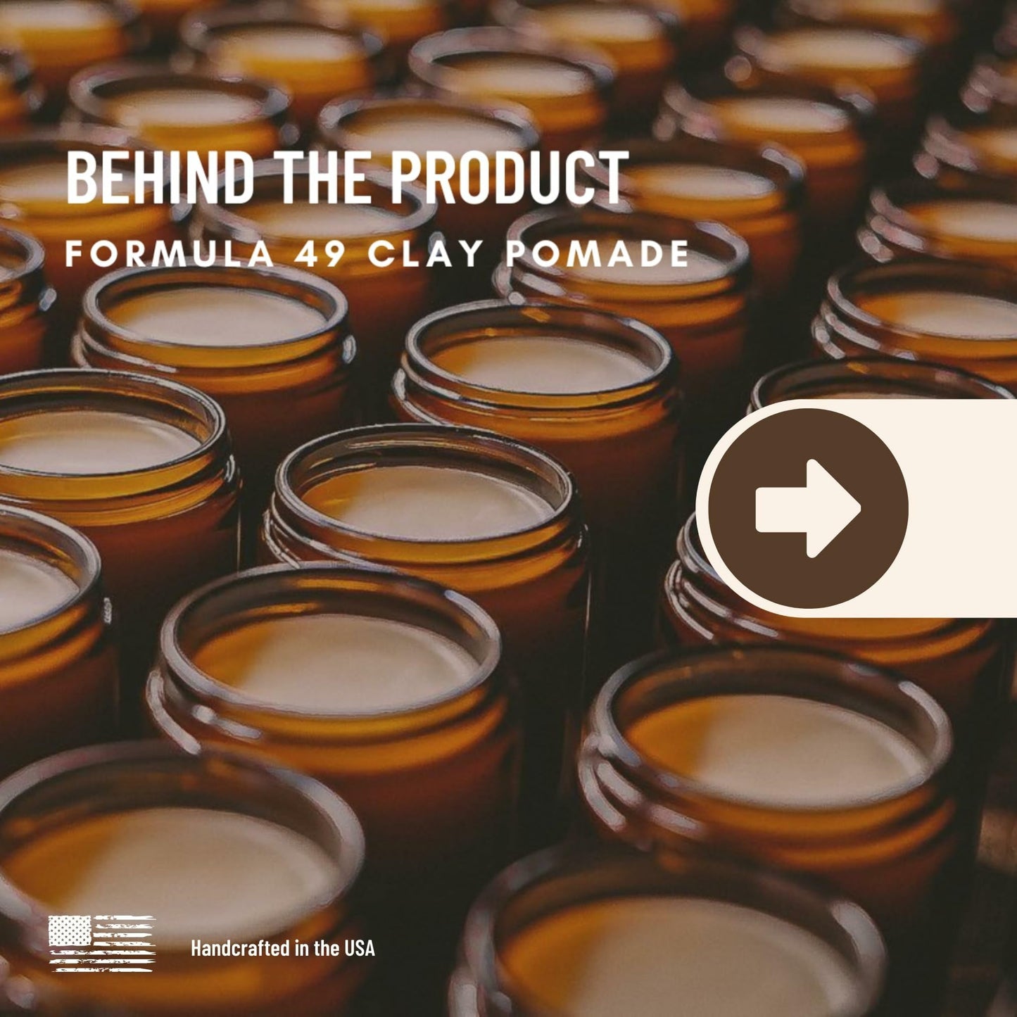 Johnny Slicks Formula 49 Clay Pomade – All Organic Hair Styling Clay for Men, Firm Hold & Matte Finish, Promotes Healthy Hair Growth, 2 oz Original