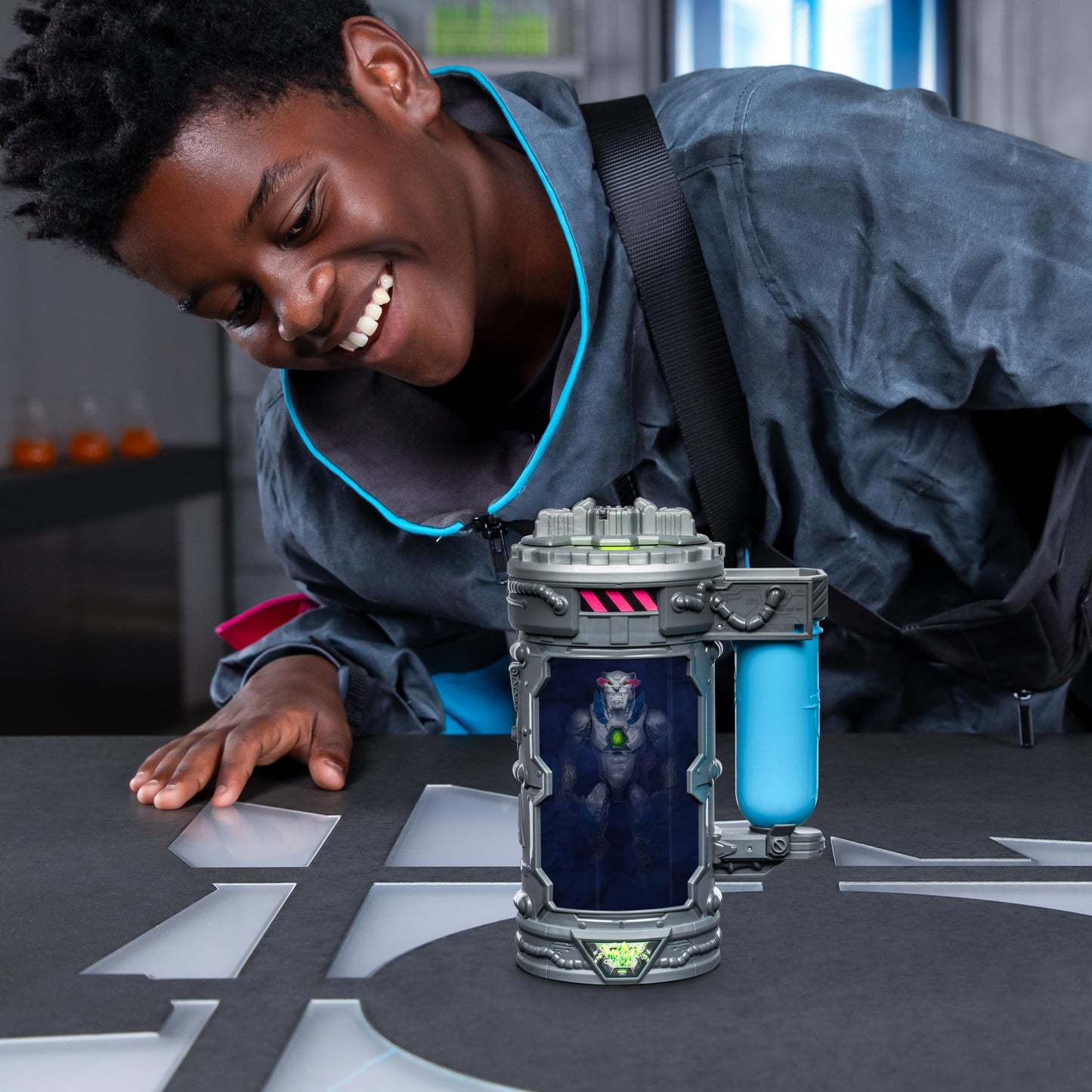 MrBeast Lab Mutators, Mutate The Ultimate Beast Mutators. Perform The Experiment, Release a MrBeast Metallic Panther Action Figure. 3 to Collect!