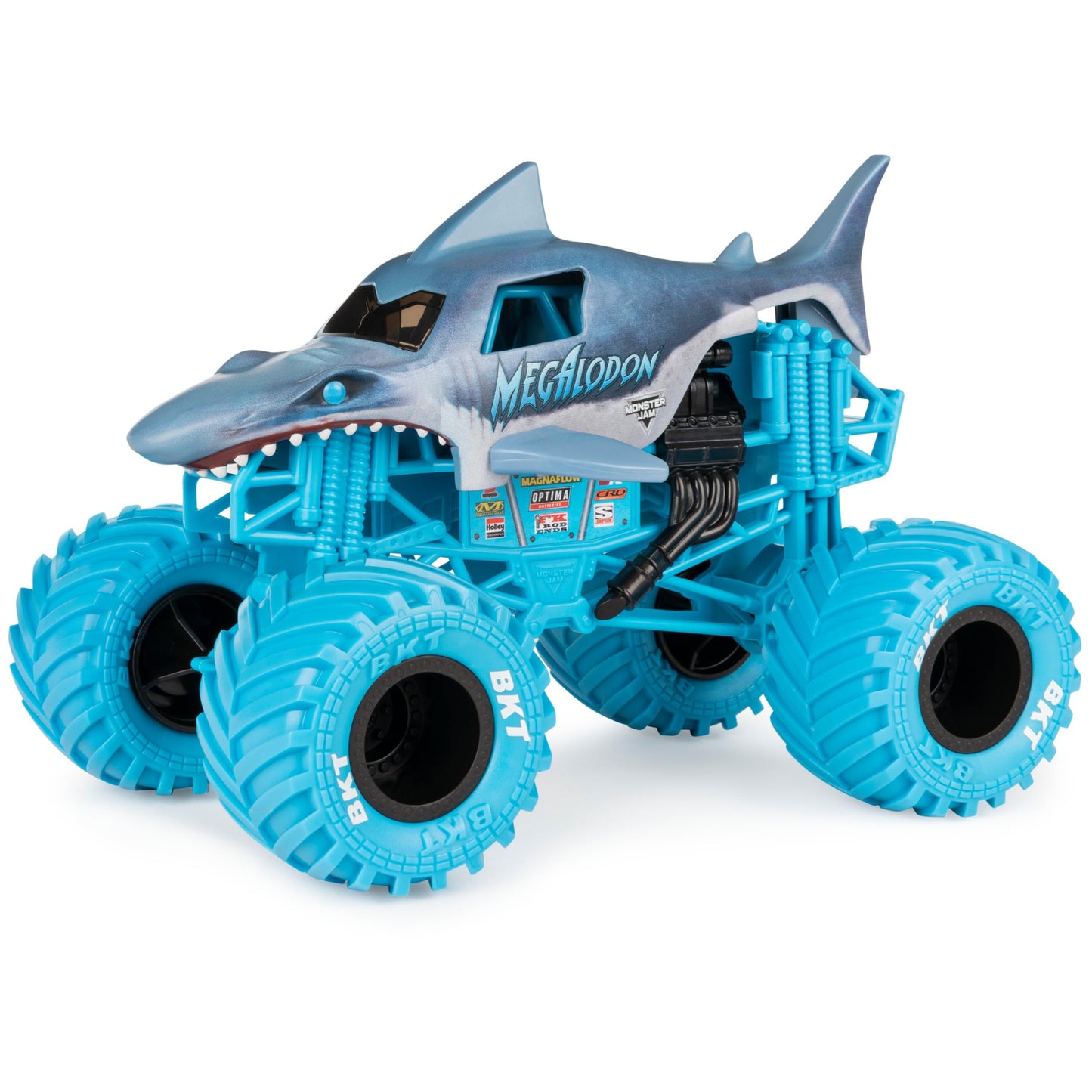 Monster Jam, Official Megalodon Monster Truck, Collector Die-Cast Vehicle, 1:24 Scale