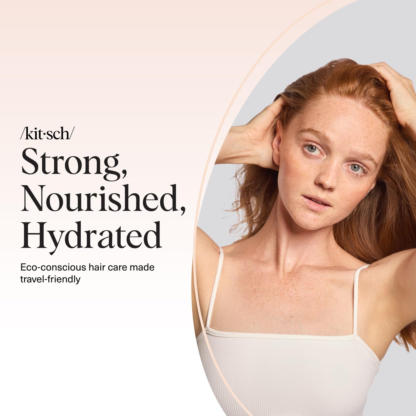 Kitsch Shampoo & Conditioner Bar Set – 4pc Sampler with Rice Water, Castor Oil & Coconut Oil – Bottle-Free Hair Care for Growth, Repair & Hydration