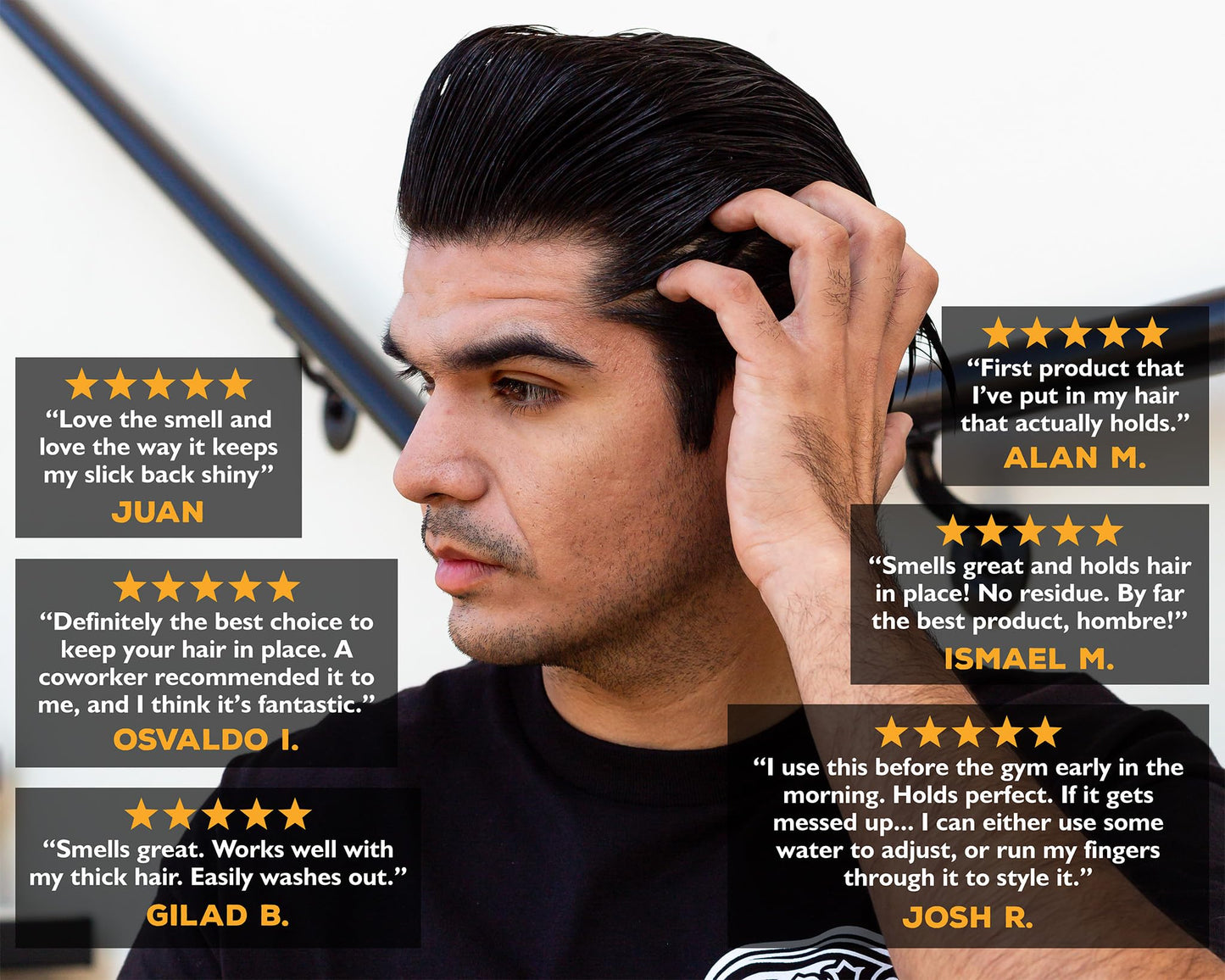 Suavecito Pomade Firme (Strong) Hold 4 oz, 1 Pack - Pomade For Men - Medium Shine Water Based Wax Like Flake Free Hair Gel - Easy To Wash Out - All Day Hold For All Hair Styles