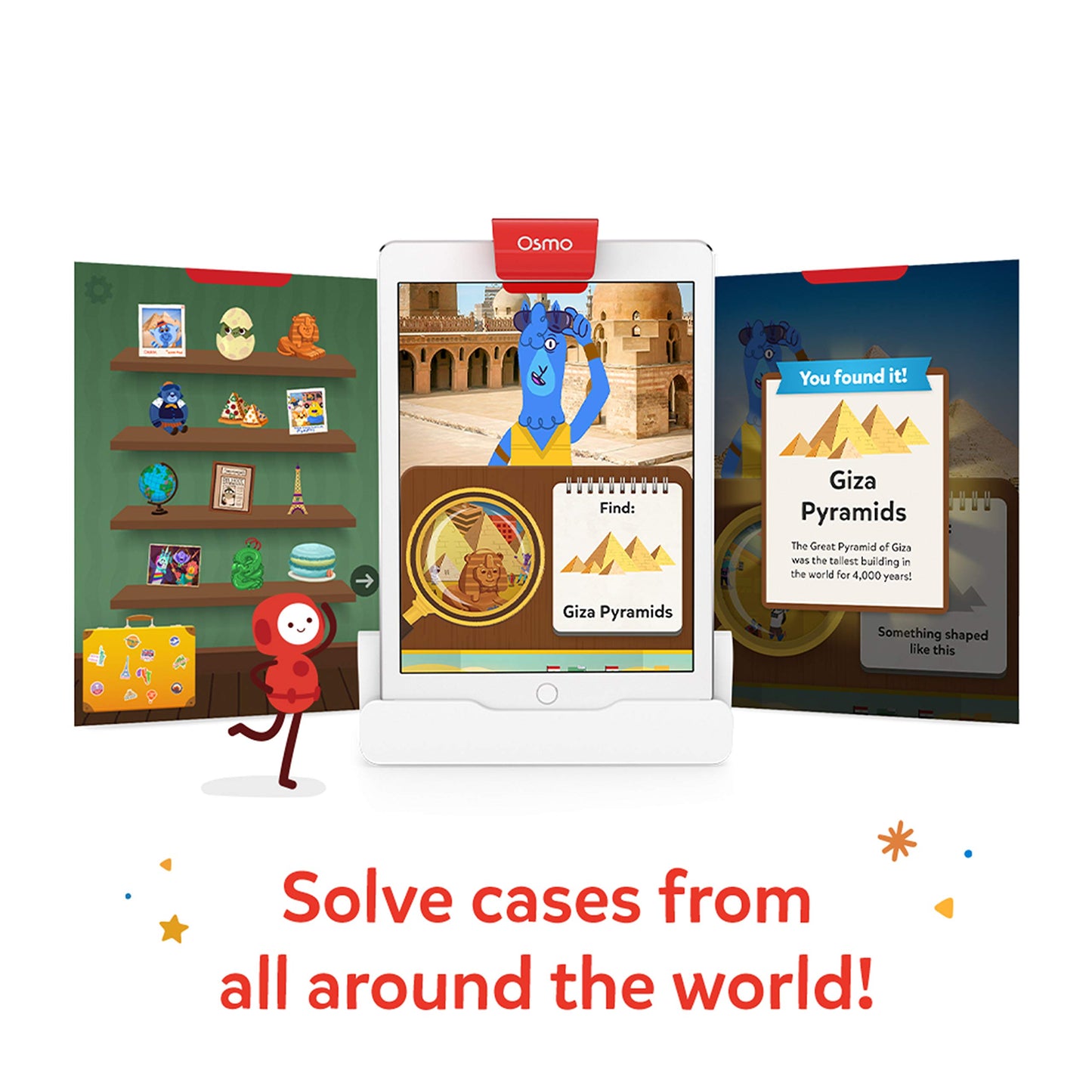 Osmo Detective Agency for Kids 5-12 – STEM Learning & Puzzle Game – Solve Mysteries on iPad, iPhone & Fire Tablet (Base Required)
