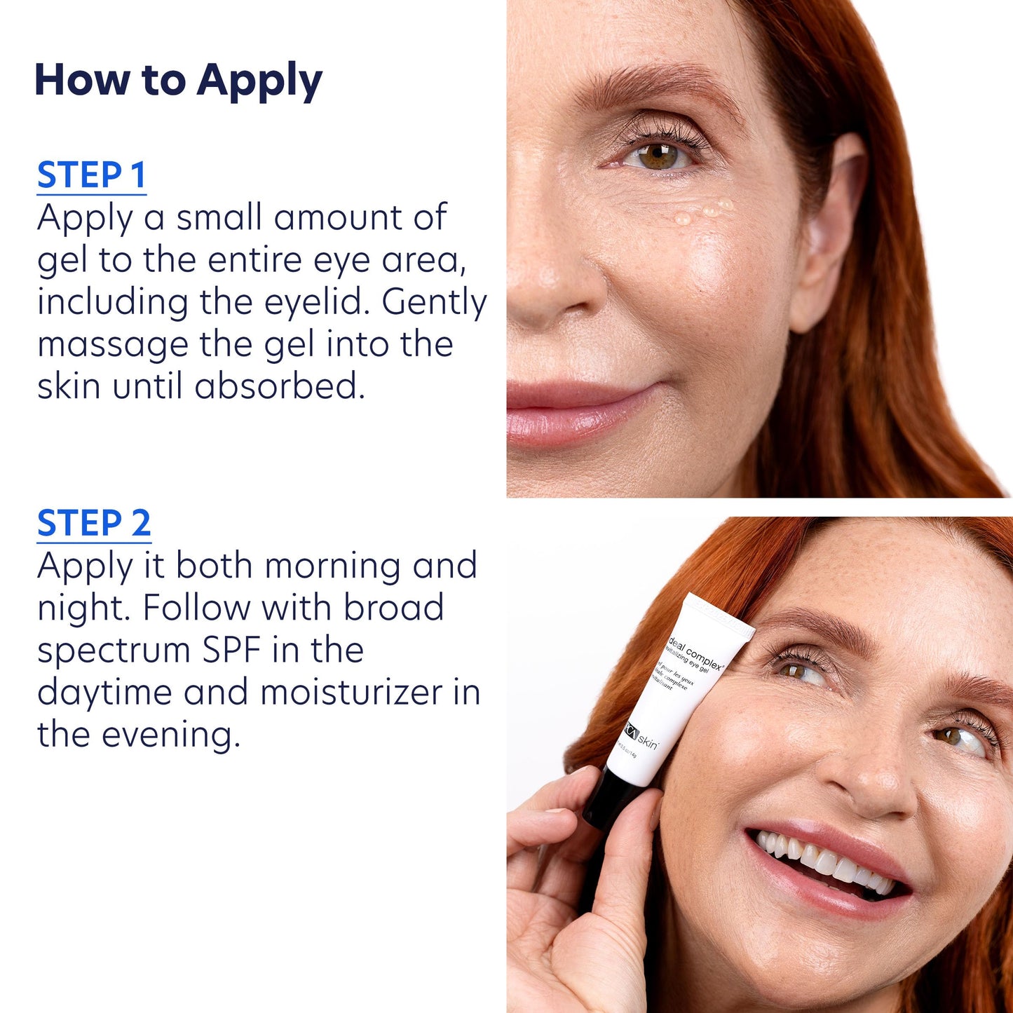 PCA SKIN Ideal Complex Revitalizing Eye Gel – Serum for Wrinkles, Puffiness, Dark Circles & Sagging Eyelids, Lightweight, 0.5 oz Tube