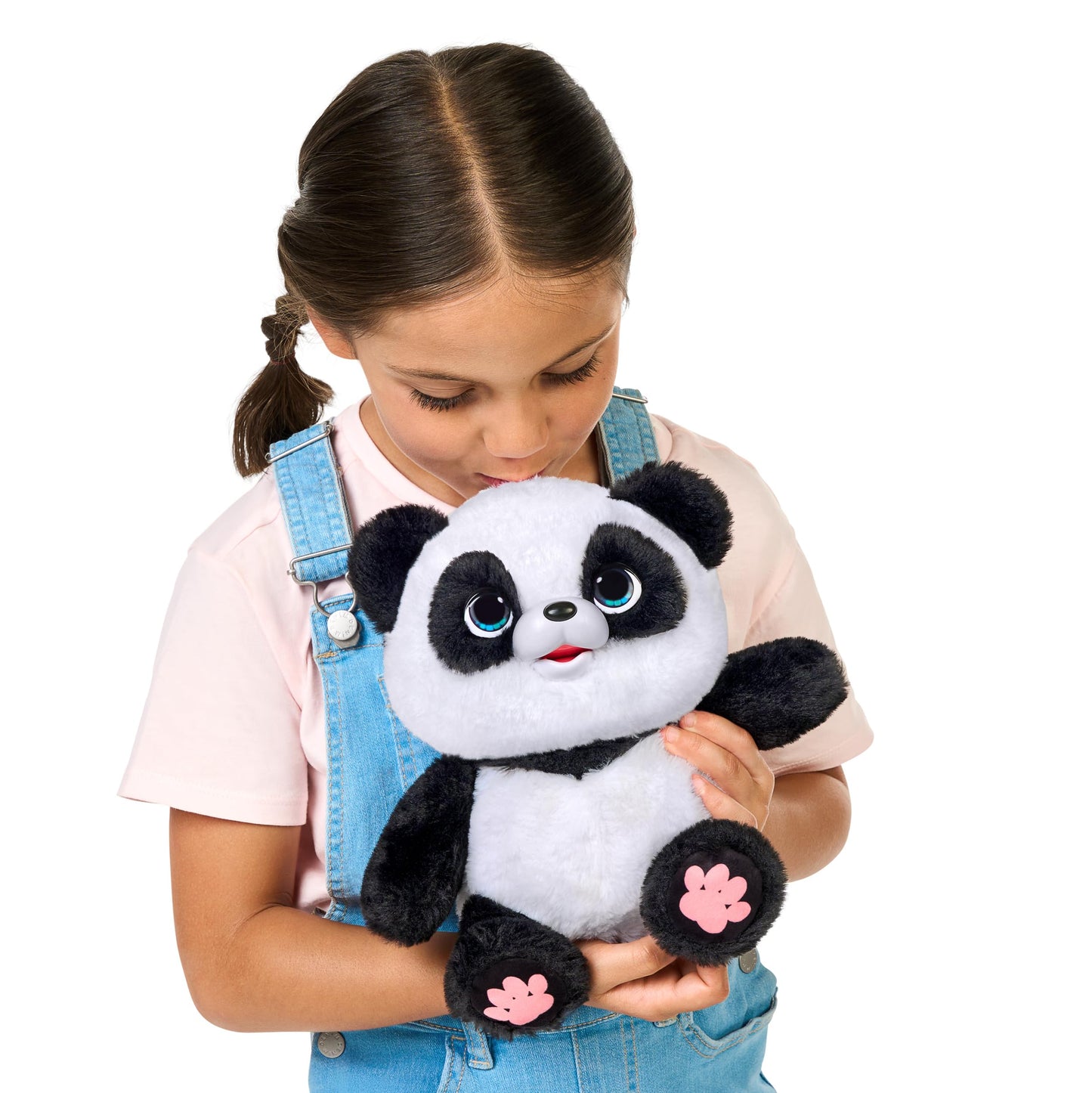 Little Live Pets My Baby Talking Panda ChuChu, Cuddly Panda Toy Plush with 50+ Sounds, Potty Dance, Kick, Feed, Kids Interactive Animal Toys Ages 4+