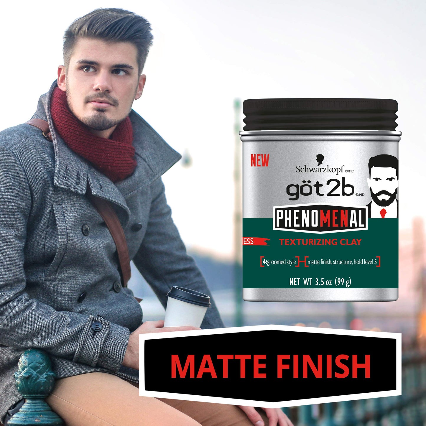 Got2B Phenomenal Texturizing Clay 3.5 Ounce