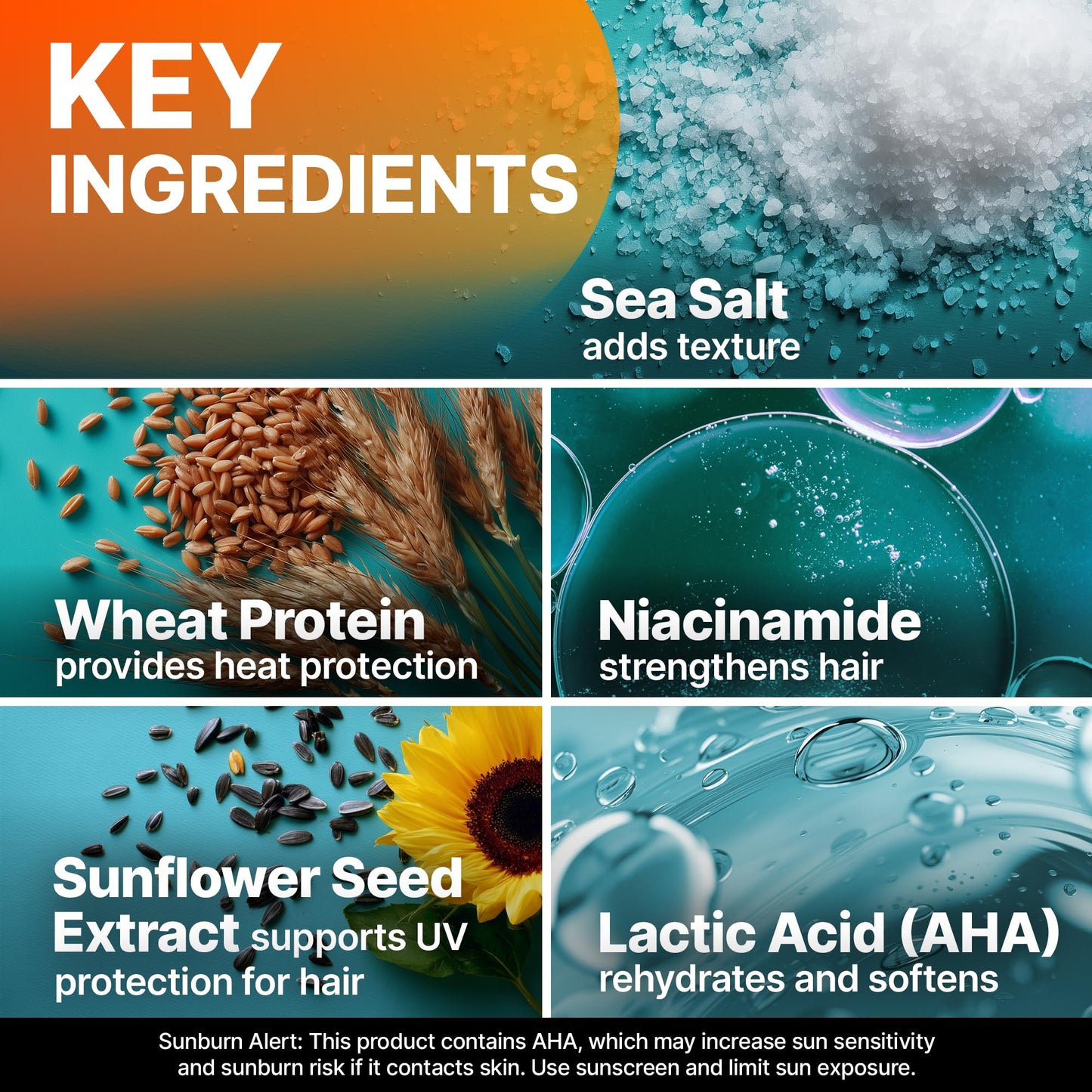 Sea Salt Spray for Hair Volume & Texture – Wave Activator, Curl Refresher & Strong Hold Volumizing Mist for Men & Women – Travel Size Hairspray