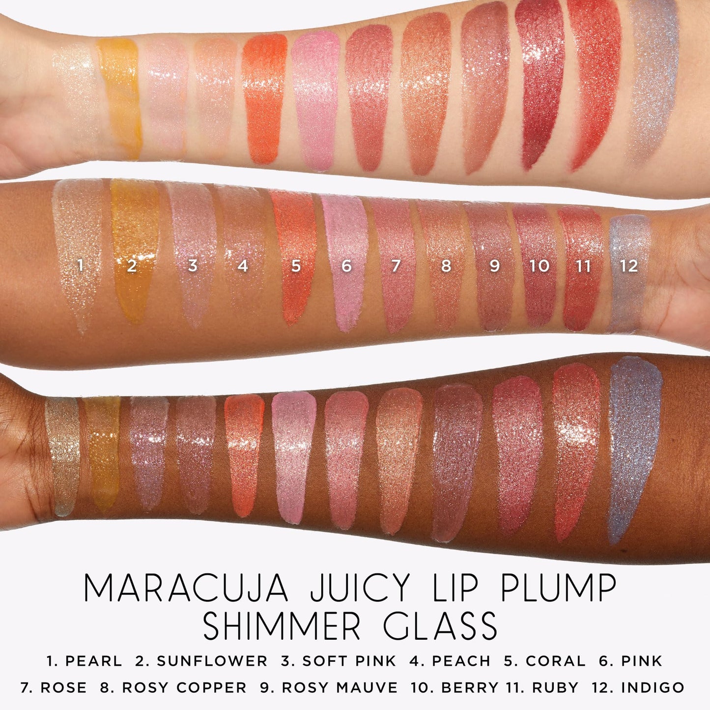 tarte Maracuja Juicy Shimmer Glass Lip Plump – Hydrating & Volumizing Vegan Lip Gloss with Hyaluronic Acid & Vitamin E