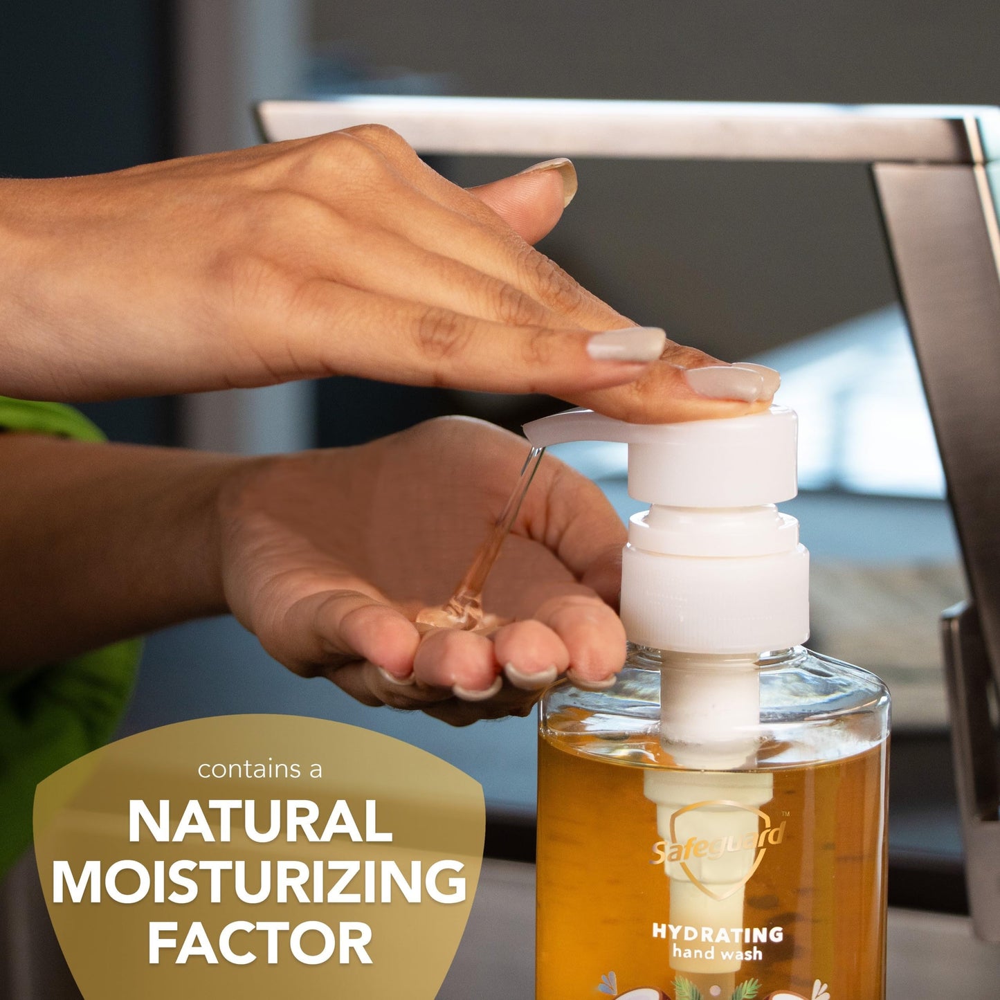 Safeguard Micellar Liquid Hand Soap 15.5oz – Deep Cleansing, PH Balanced, 99% Bacteria Protection, Natural Moisturizers, Coconut Scent