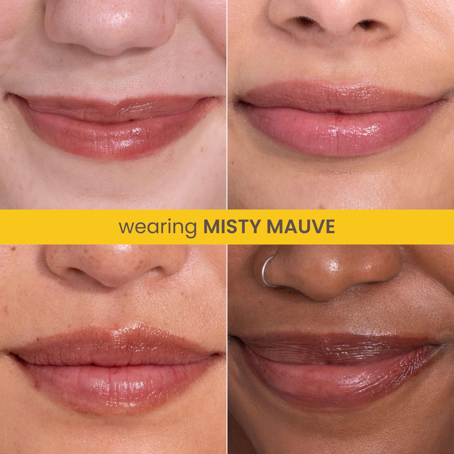 Burt’s Bees Tinted Boosted Balm, Misty Mauve – 24H Hydrating Lip Moisturizer with Natural Beeswax, 100% Natural Origin, Stocking Stuffer, 0.16 oz