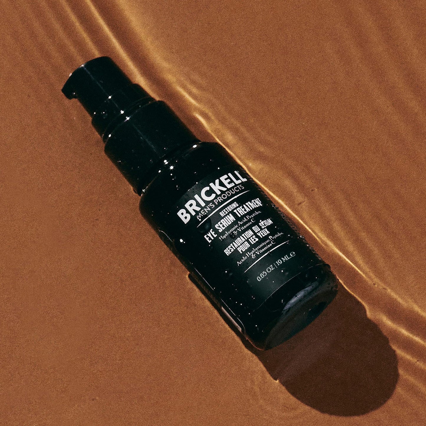 Brickell Men’s Dark Circle Eye Serum – Natural, Organic, Unscented Gel to Reduce Bags, Firm Wrinkles & Promote Youthful Skin, 0.65 oz