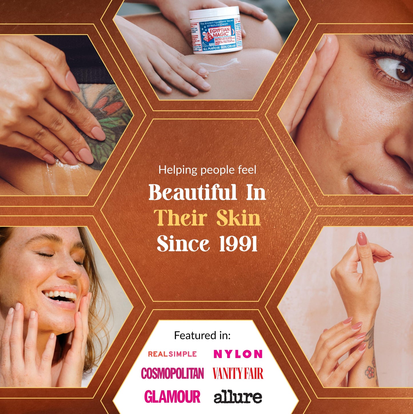 Egyptian Magic All-Purpose Moisturizing Cream 1oz – Face, Body, Dry Skin, Eczema, Scar, Stretch Marks & Tattoo Care for Men & Women