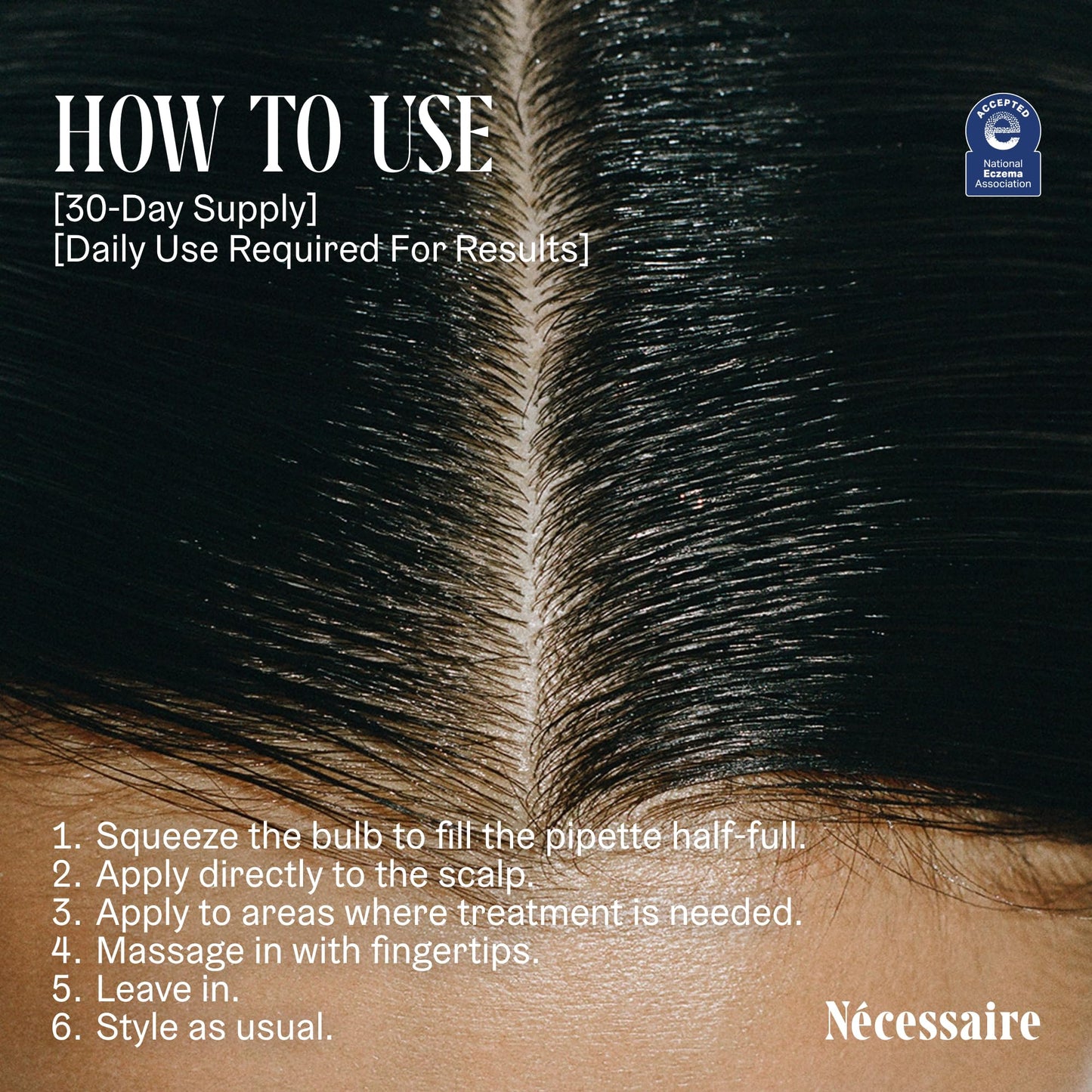 Nécessaire The Scalp Serum 1 fl oz – 5% Capixyl™ + 1% Hyaluronic Acid for Fuller, Thicker, Healthier Hair – Fragrance-Free, Eczema-Safe
