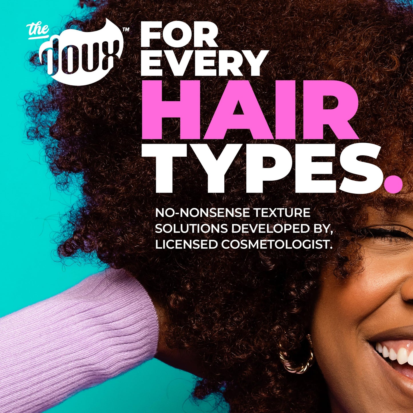 The Doux GANGSTER WRAP Foaming Wrap Lotion – Heatless Curl & Anti-Frizz Mousse with Heat Protection for Blowouts, Roller Sets & Pixie Cuts