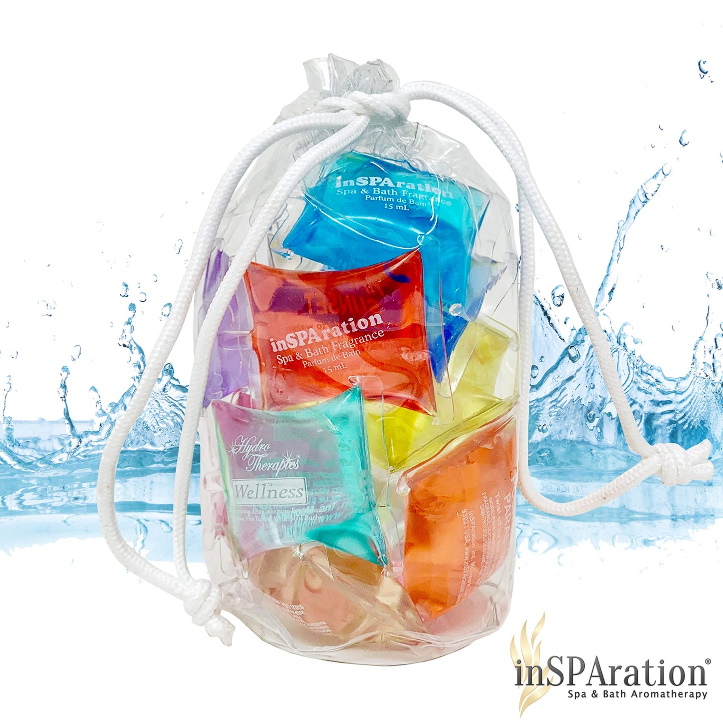 inSPAration Spa and Bath Aromatherapy Model# 151 Sample Gift Pack Bag, 1/2-Ounce