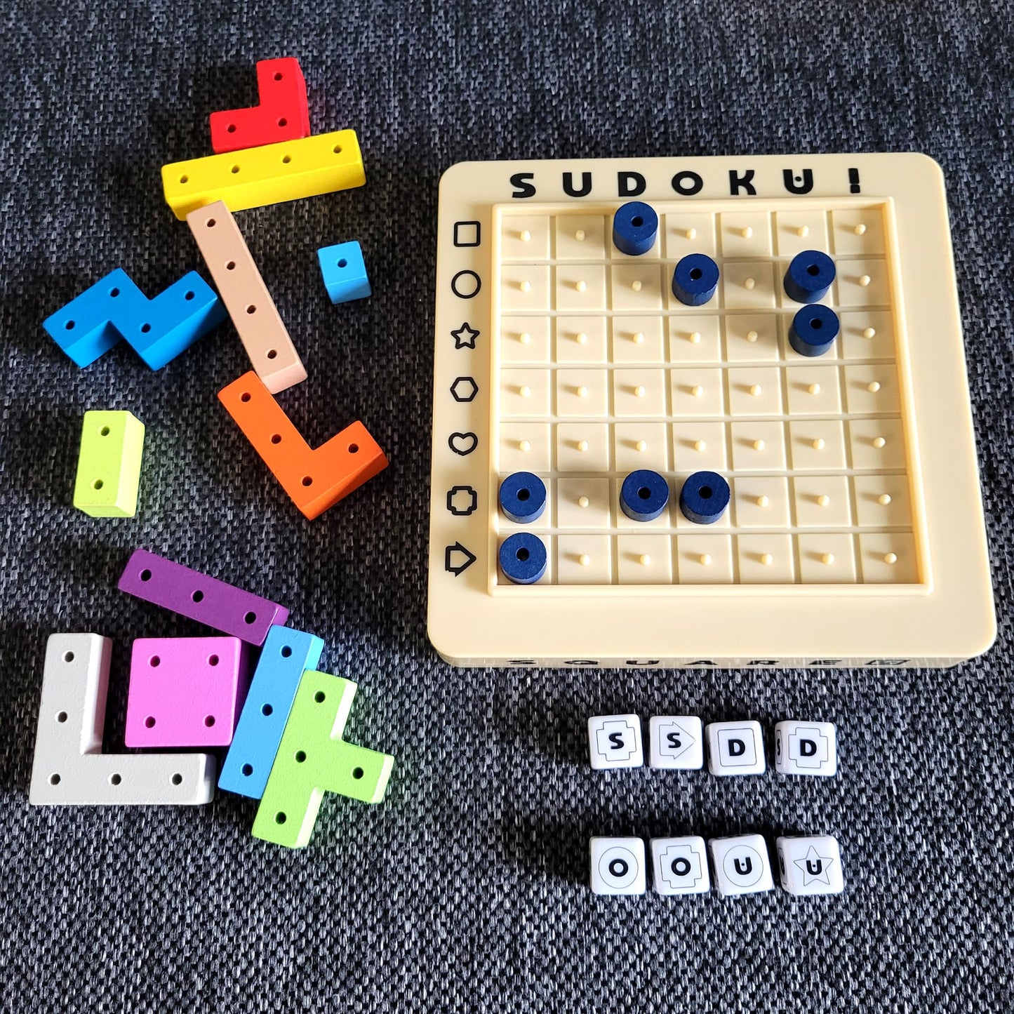 MUKIKIM Sudoku Square – STEM Puzzle Game with 248,832 Solutions, Dice Roll & Strategy Challenge, Race Opponents, Fun Brain Game for Kids & Adults