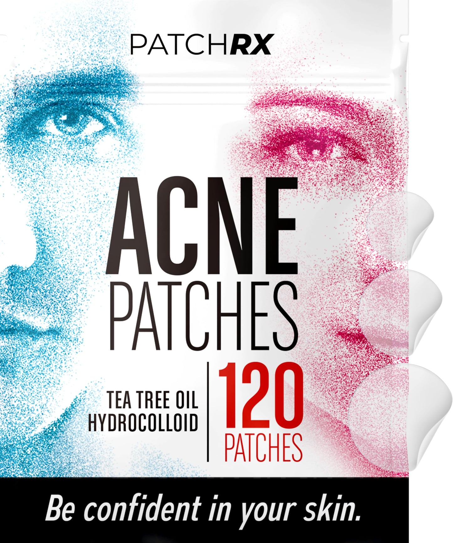Pimple Patches for Face 120 Pack – Hydrocolloid Acne & Blemish Patches with Tea Tree Oil, Zit Stickers for Fast Healing