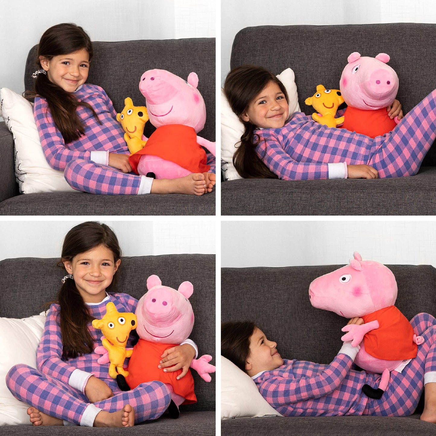 Peppa Pig Kids Bedding Super Soft Plush Cuddle Pillow Buddy, One Size, By Franco